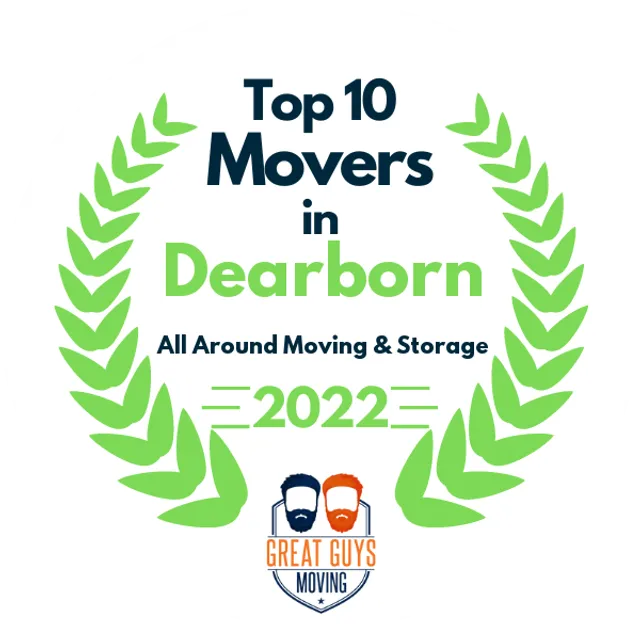 Top 10 Movers in Detroit, MI 2022 award