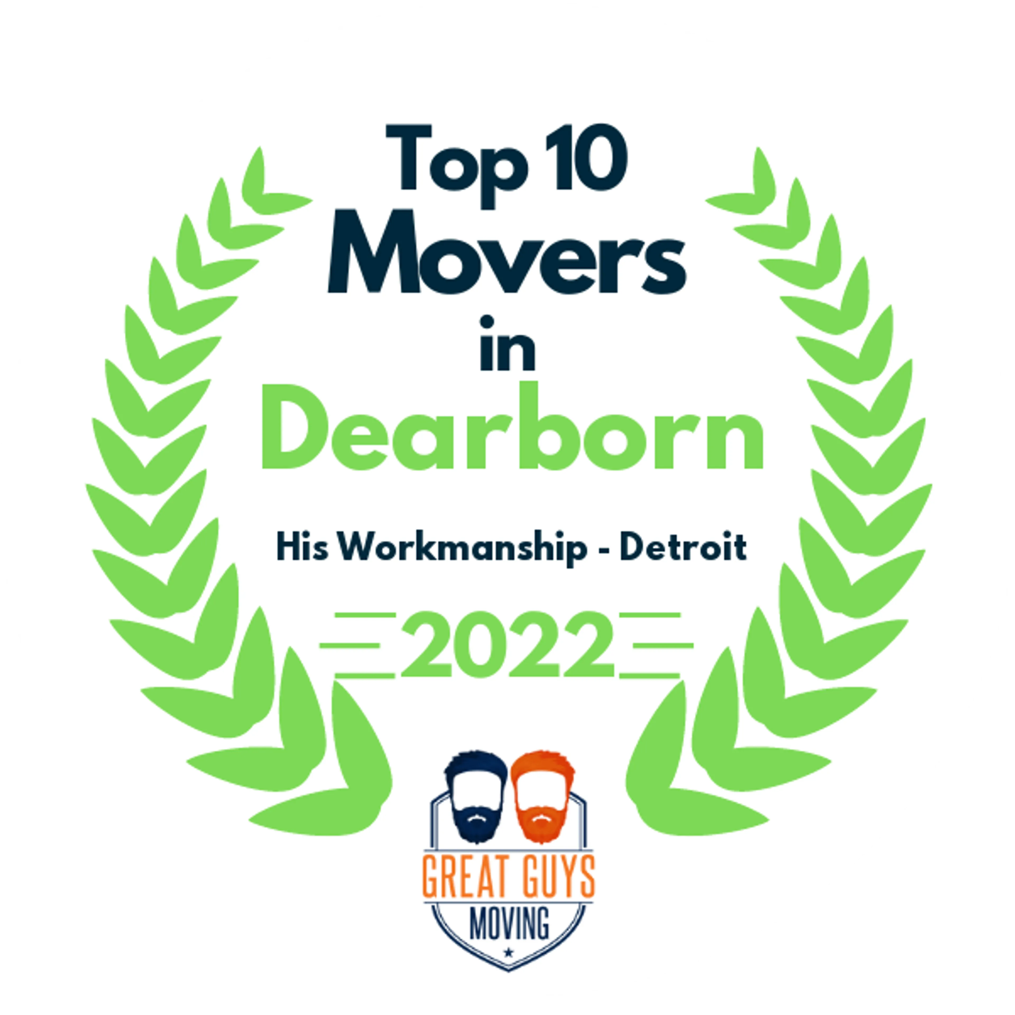 Top 10 Movers in Detroit, MI 2022 award