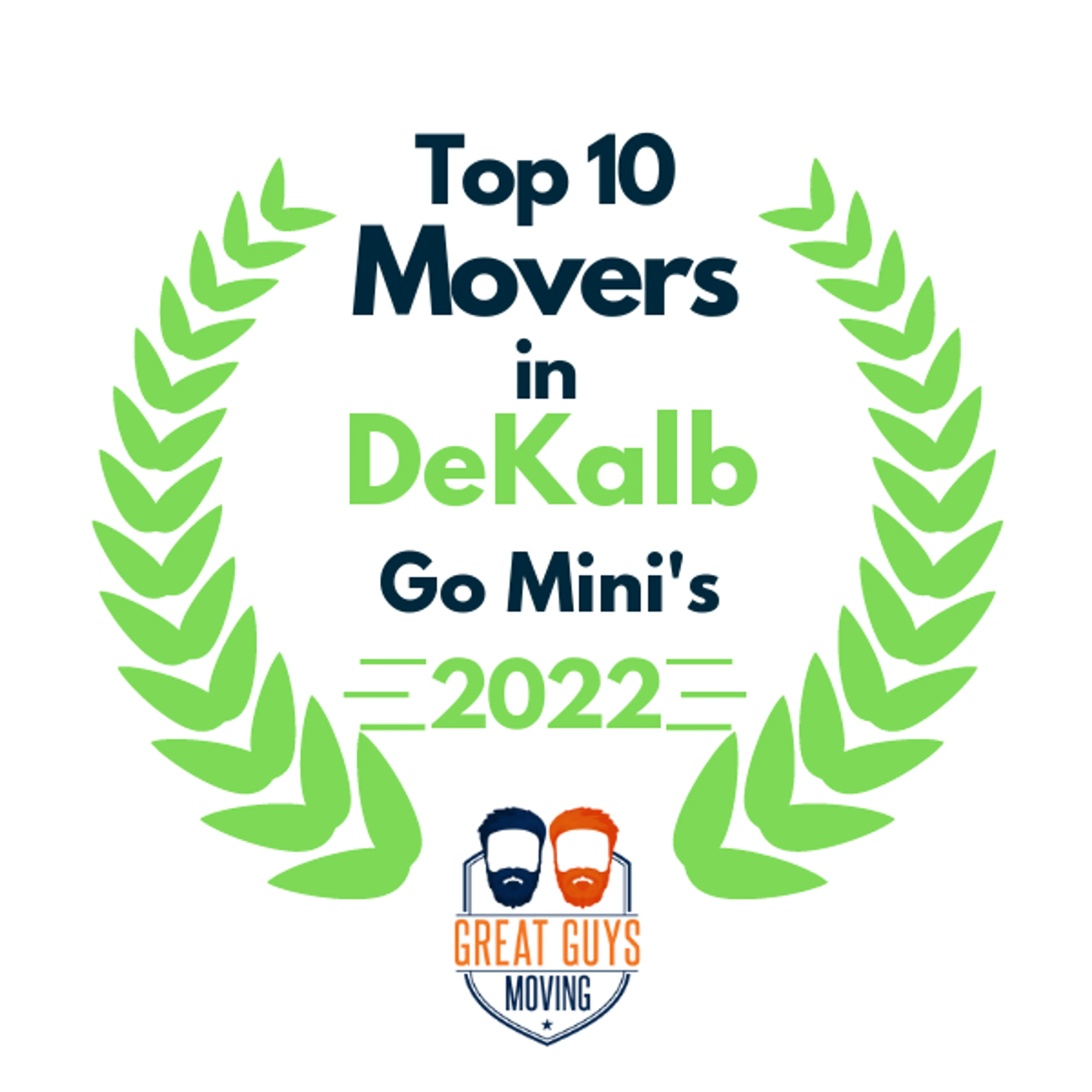 Top 10 Movers in DeKalb, IL 2022 award