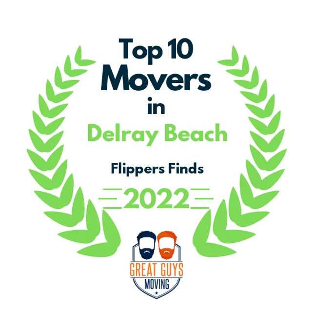 Top 10 Movers in Delray Beach, FL 2022 award