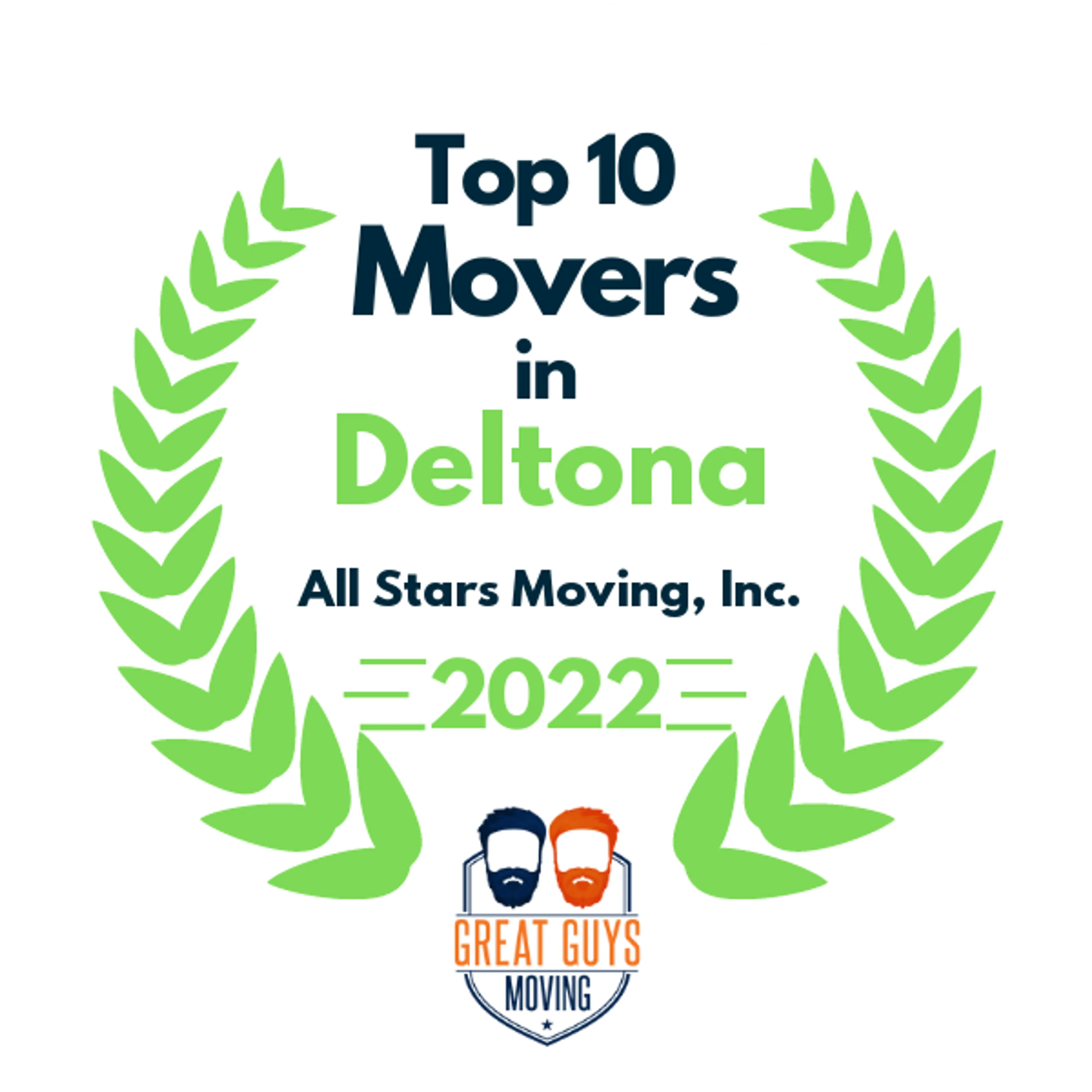 Top 10 Movers in Orlando, FL 2022 award