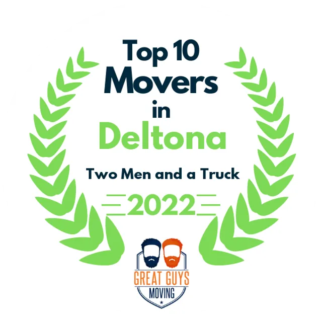 Top 10 Movers in Deltona, FL 2022 award