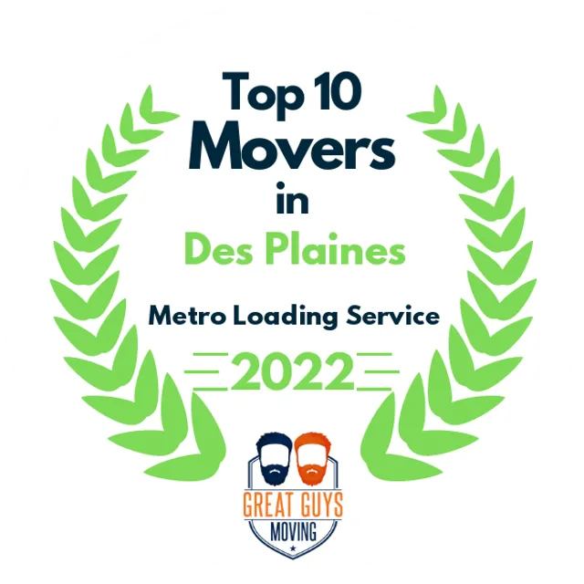 Top 10 Movers in Waukegan, IL 2022 award