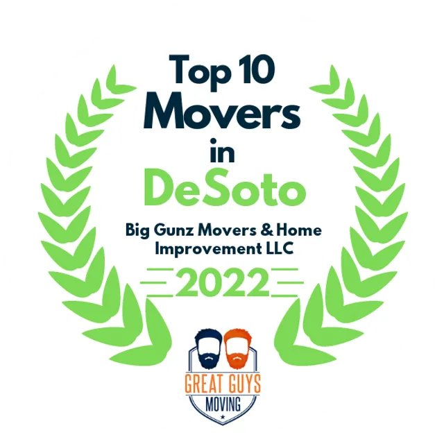 Top 10 Movers in Dallas, TX 2022 award