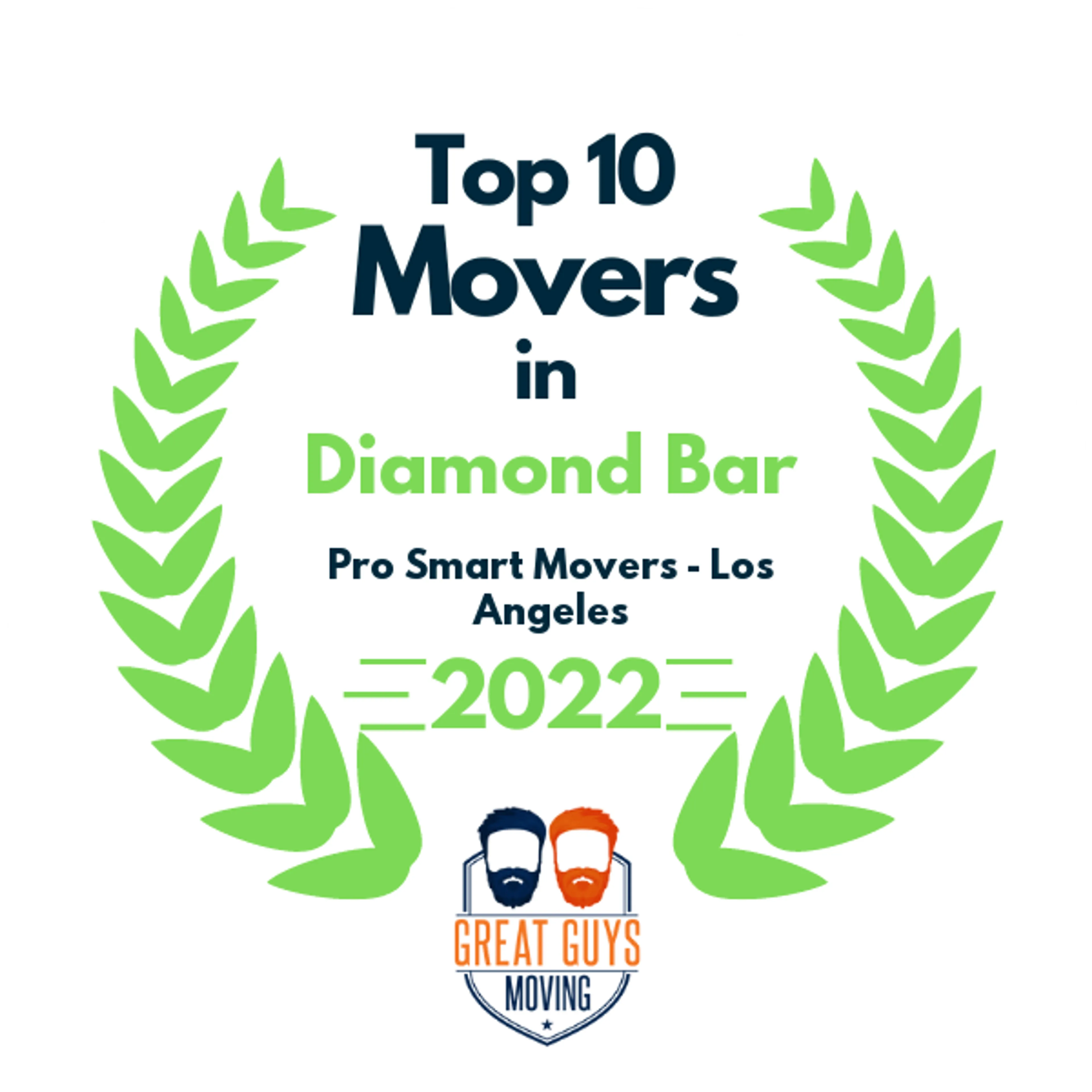 Top 10 Movers in Los Angeles, CA 2022 award