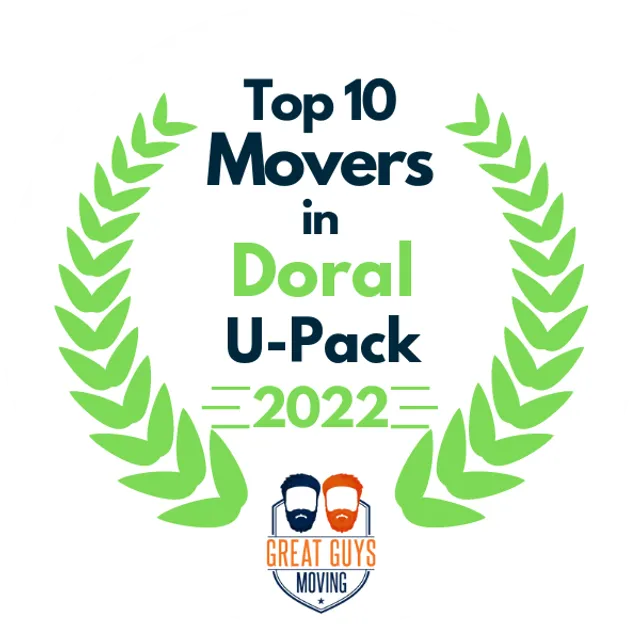 Top 10 Movers in Miami, FL 2022 award