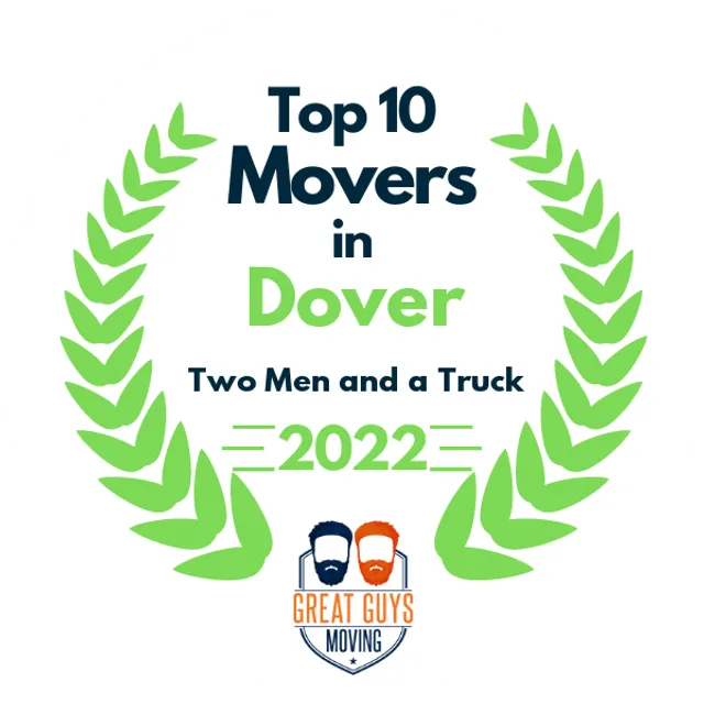 Top 10 Movers in Dover, DE 2022 award