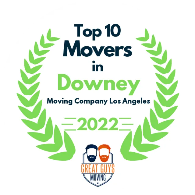 Top 10 Movers in Los Angeles, CA 2022 award