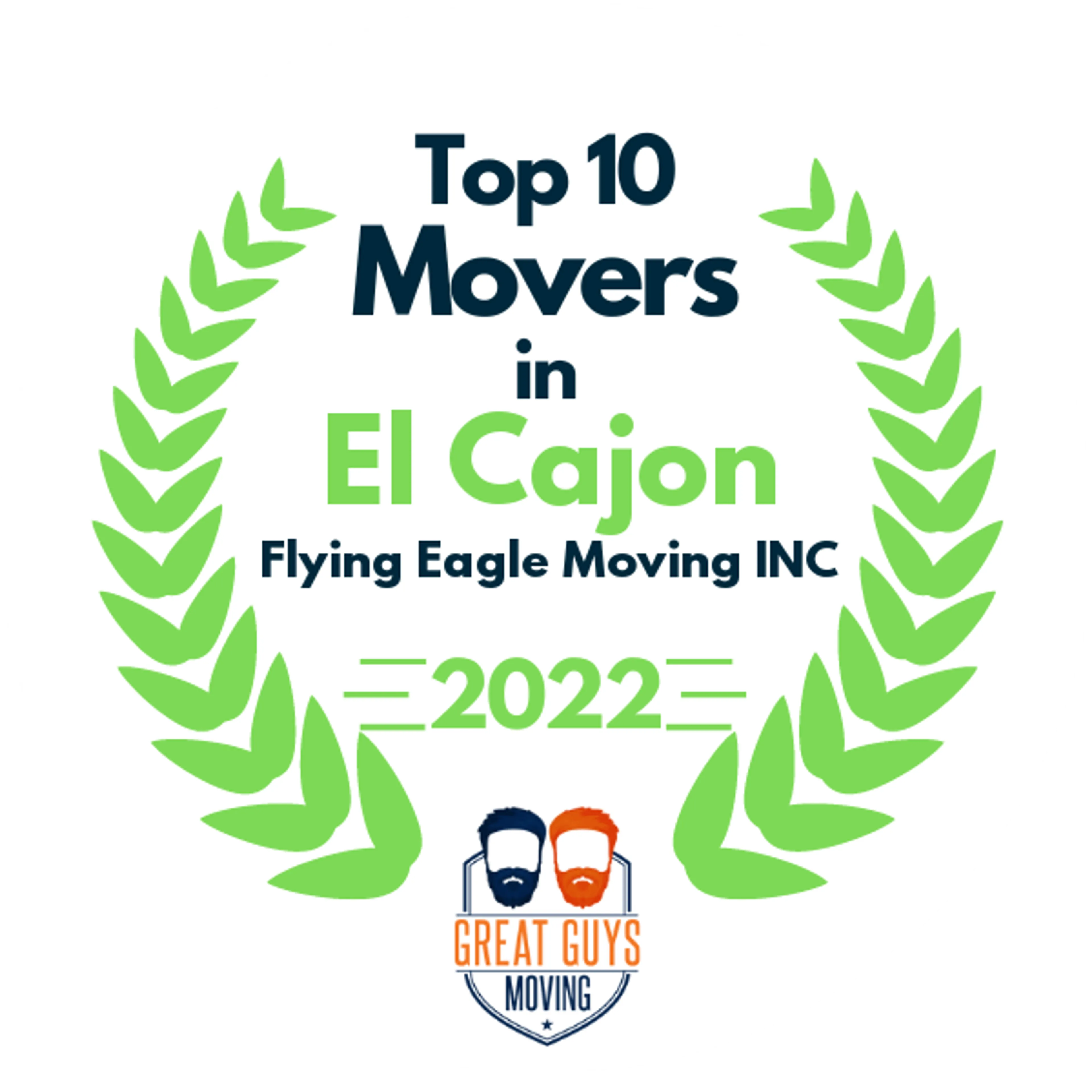 Top 10 Movers in Chula Vista, CA 2022 award