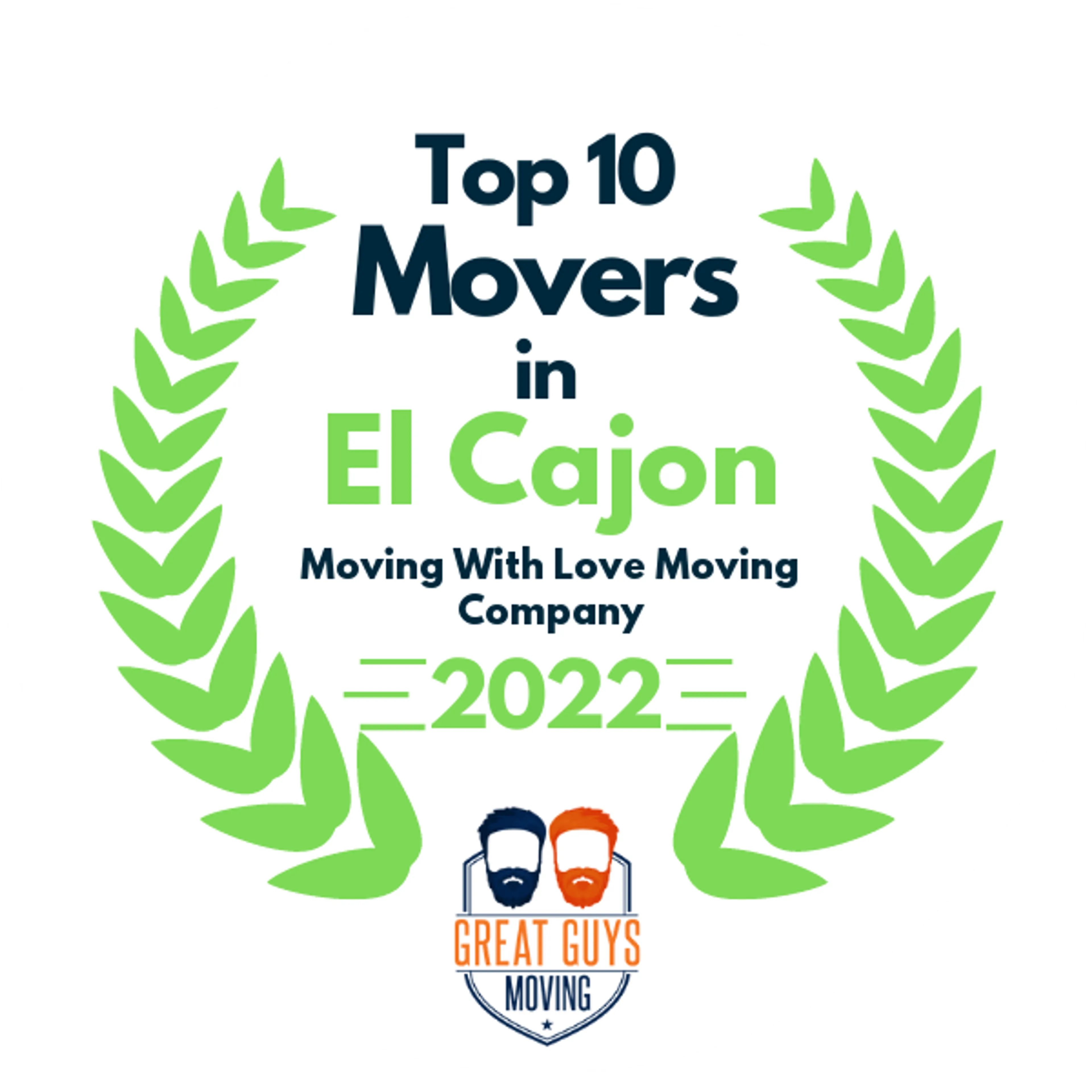 Top 10 Movers in National City, CA 2022 award