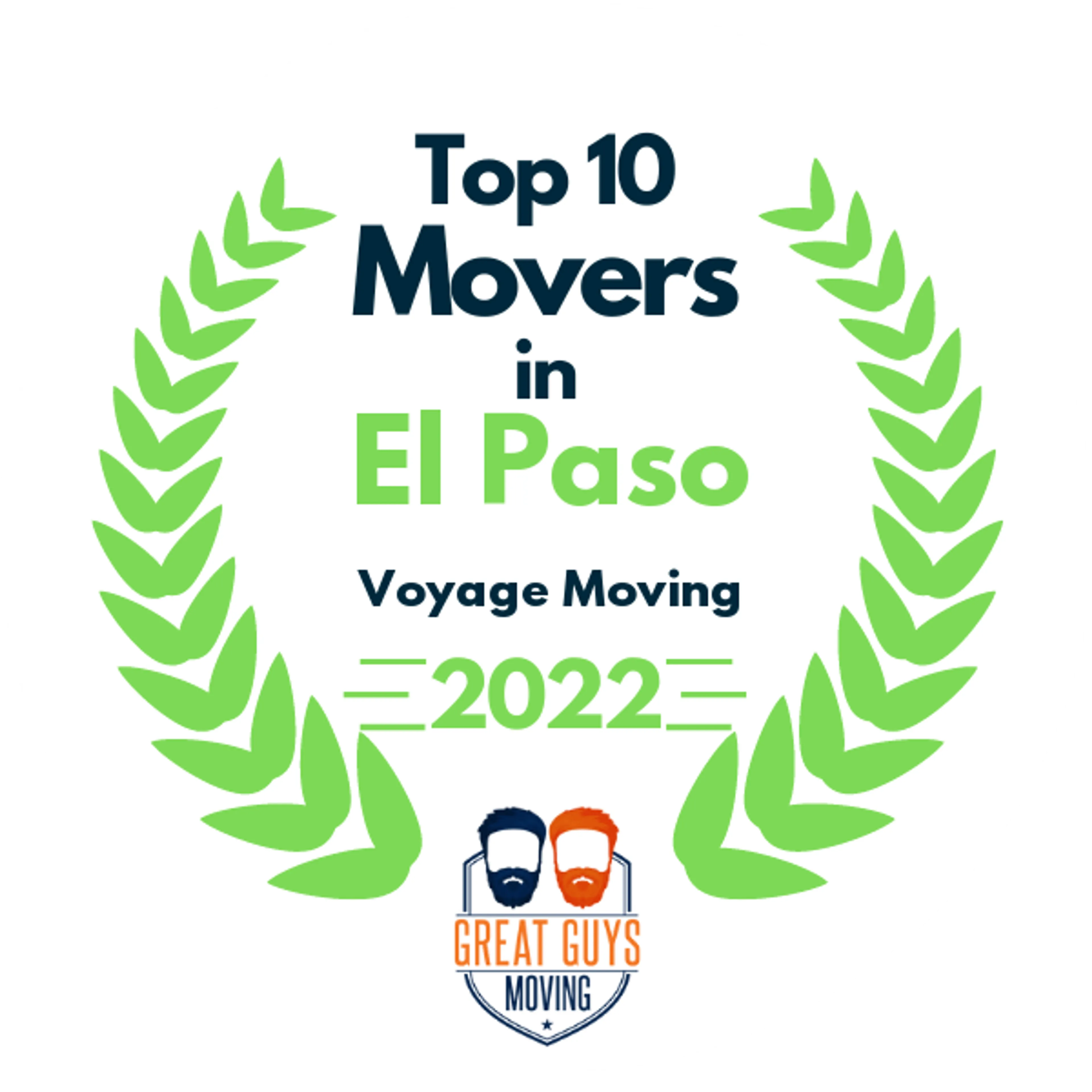 Top 10 Movers in El Paso, TX 2022 award
