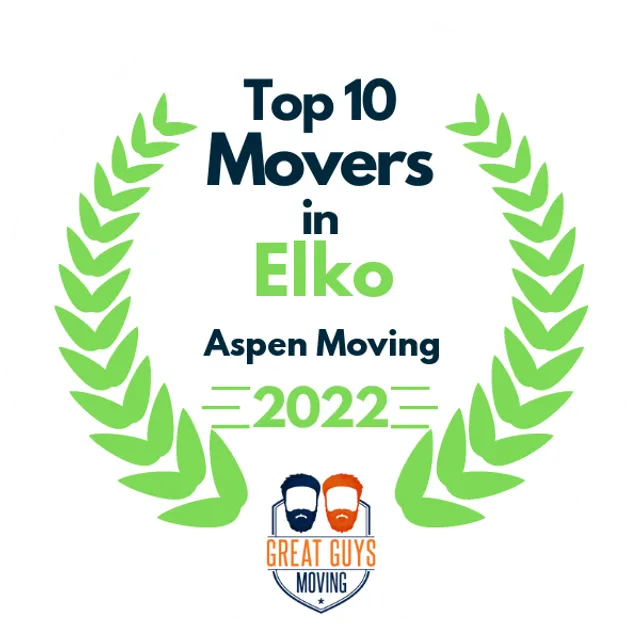 Top 10 Movers in Henderson, NV 2022 award