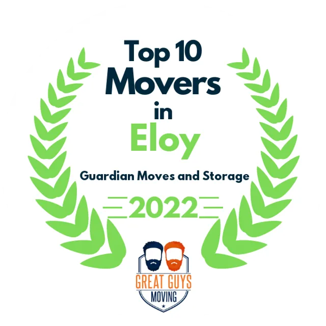 Top 10 Movers in Mesa, AZ 2022 award