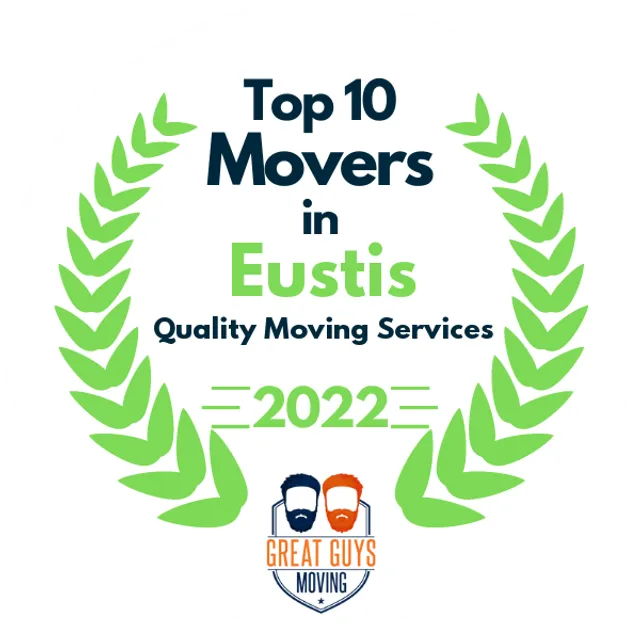 Top 10 Movers in Tamarac, FL 2022 award