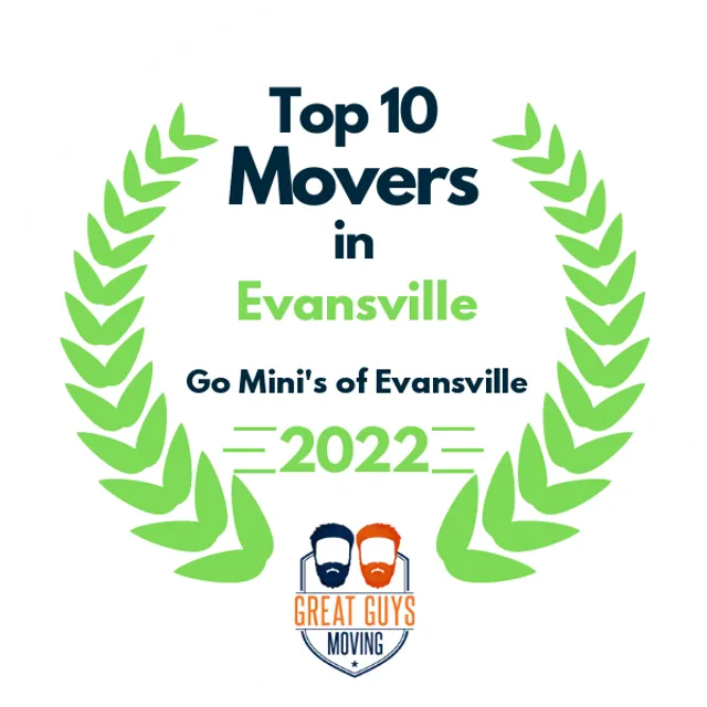 Top 10 Movers in Evansville, IN 2022 award