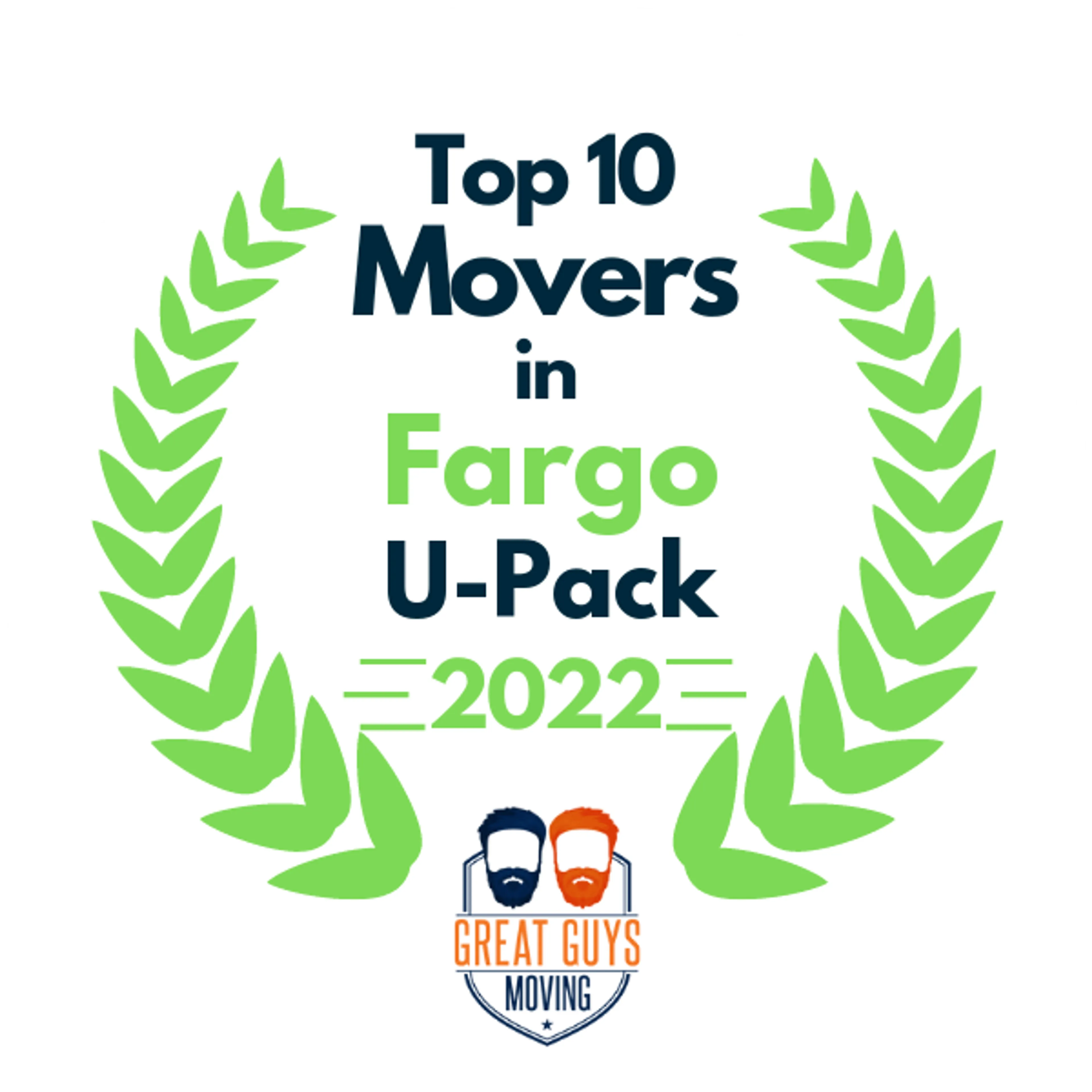 Top 10 Movers in Fargo, ND 2022 award