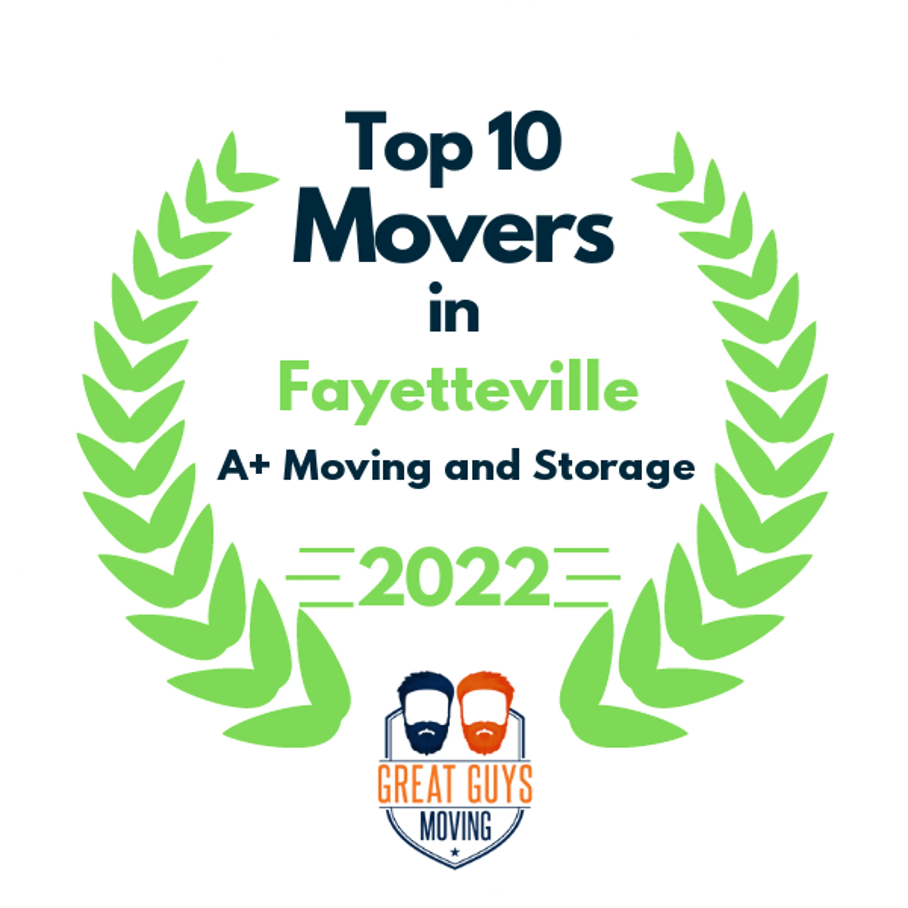 Top 10 Movers in Lumberton, NC 2022 award