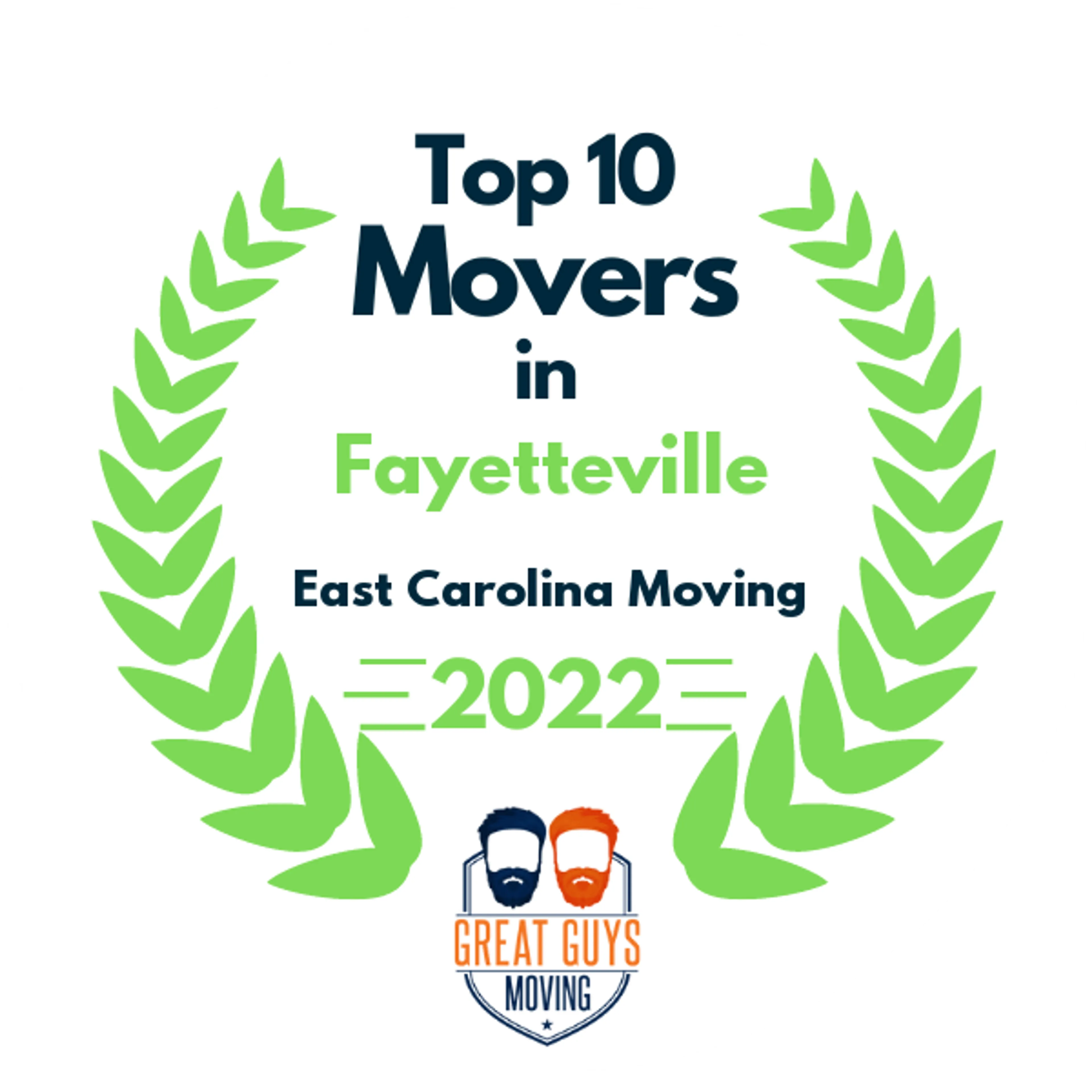 Top 10 Movers in Raleigh, NC 2022 award