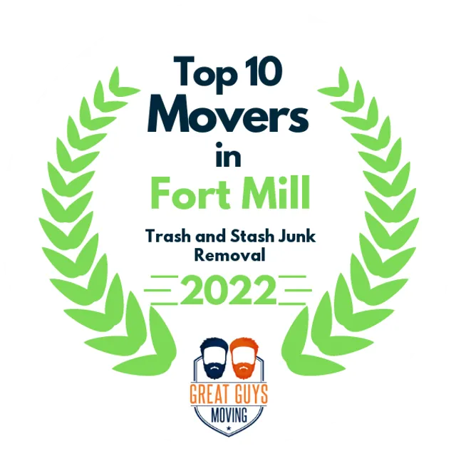 Top 10 Movers in Rock Hill, SC 2022 award