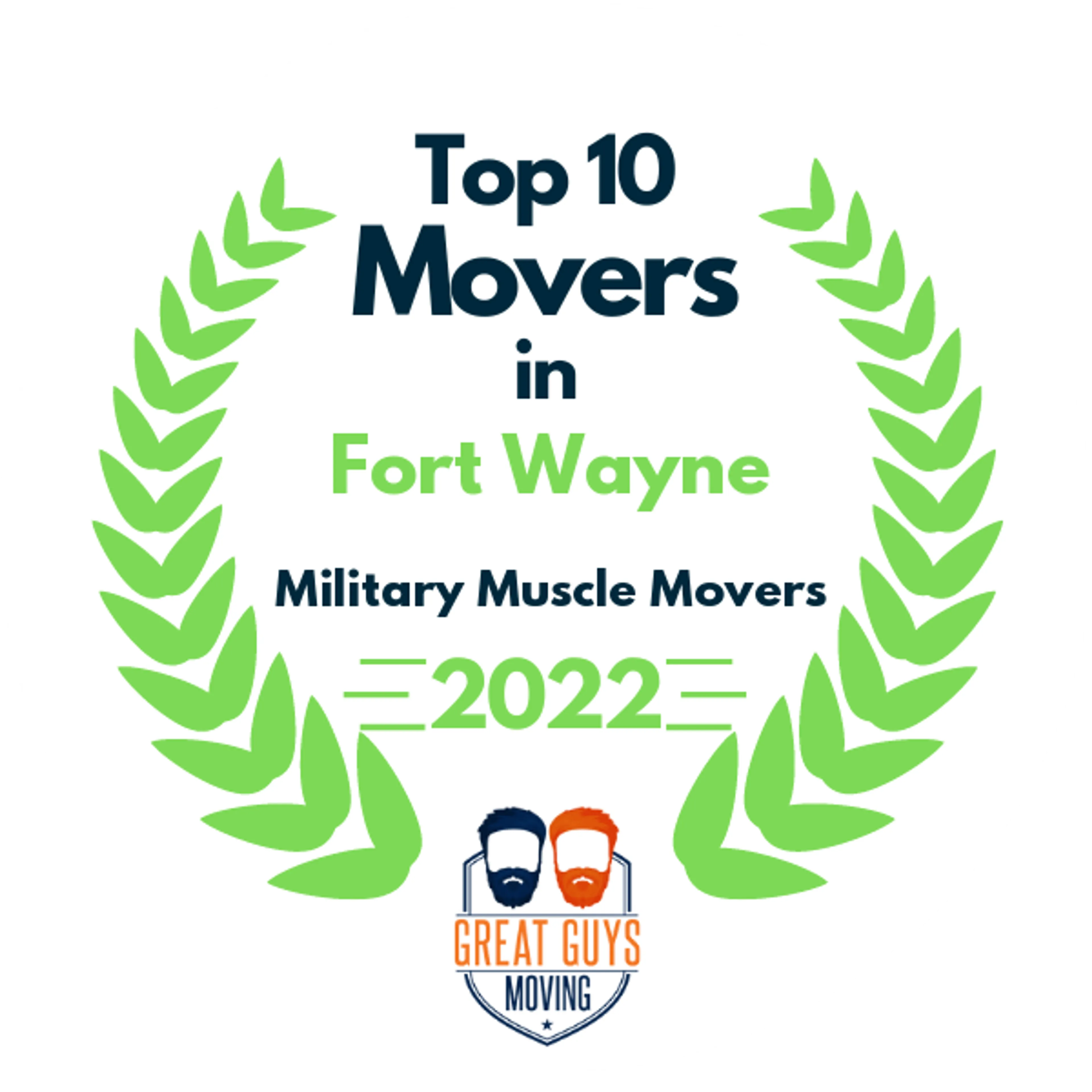 Top 10 Movers in Fort Wayne, IN 2022 award