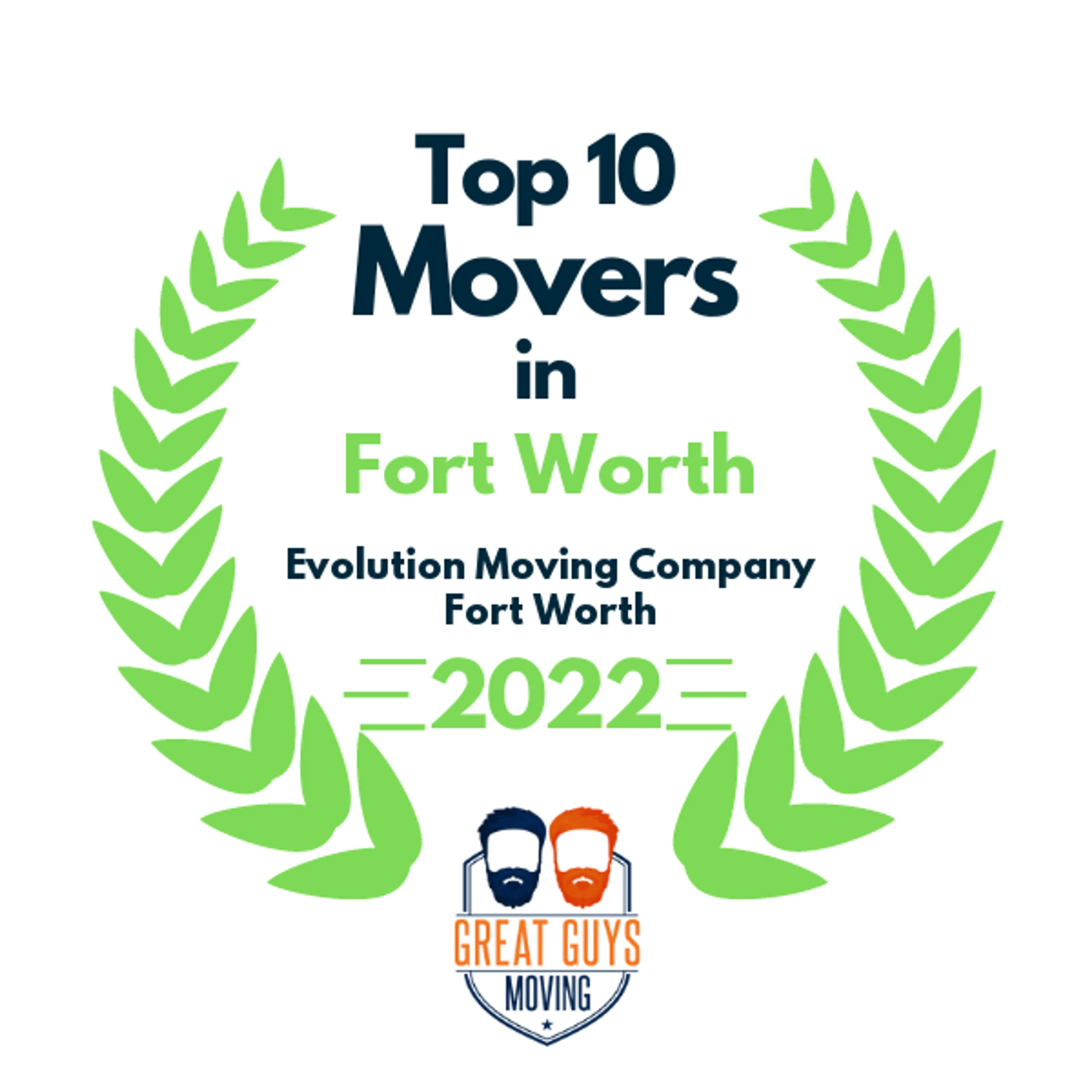 Top 10 Movers in Arlington, TX 2022 award