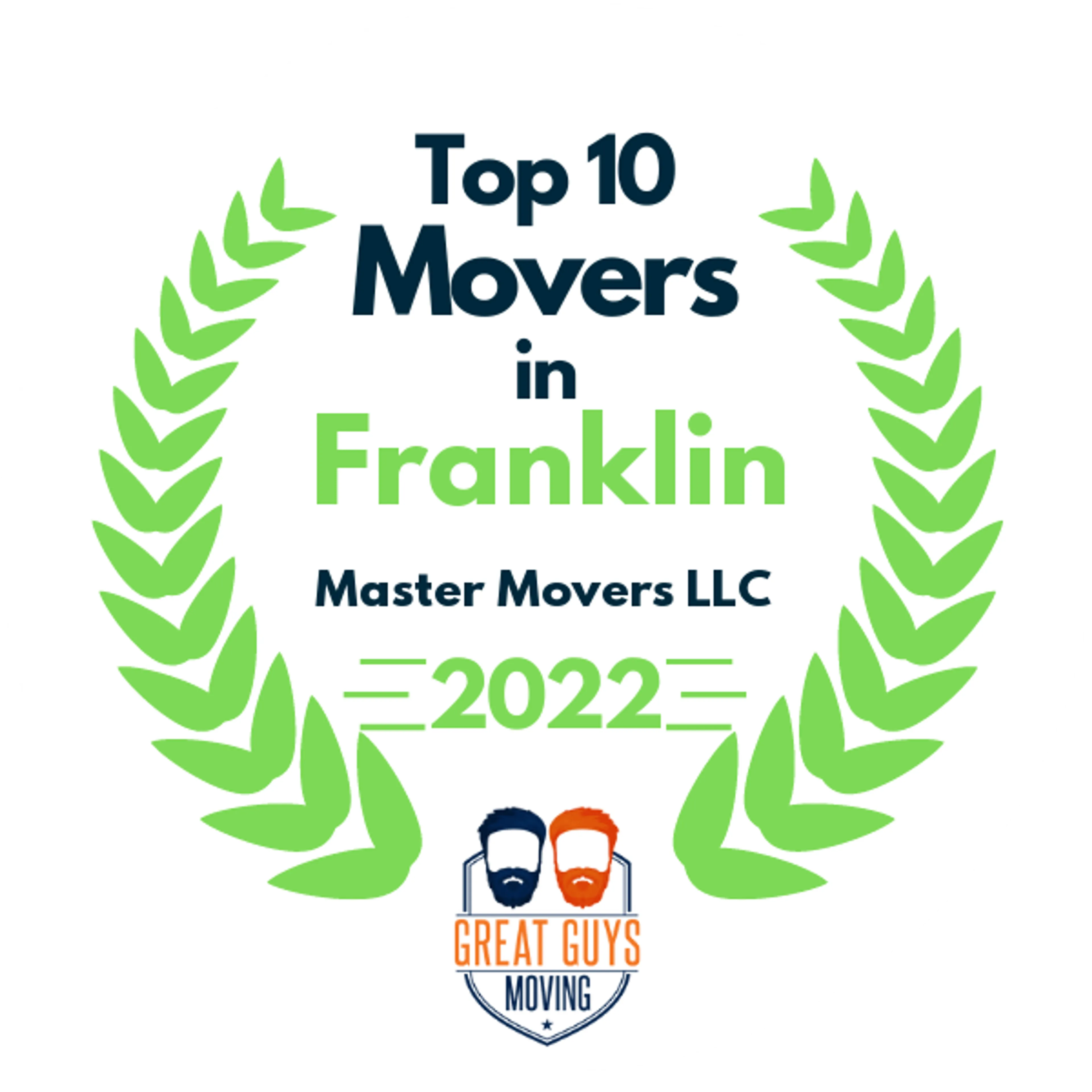 Top 10 Movers in Nashville, TN 2022 award