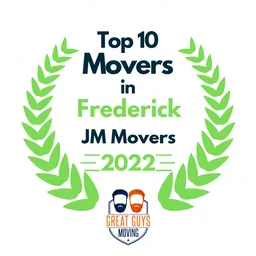 top 10 ranked movers in frederick 2022 jm movers image