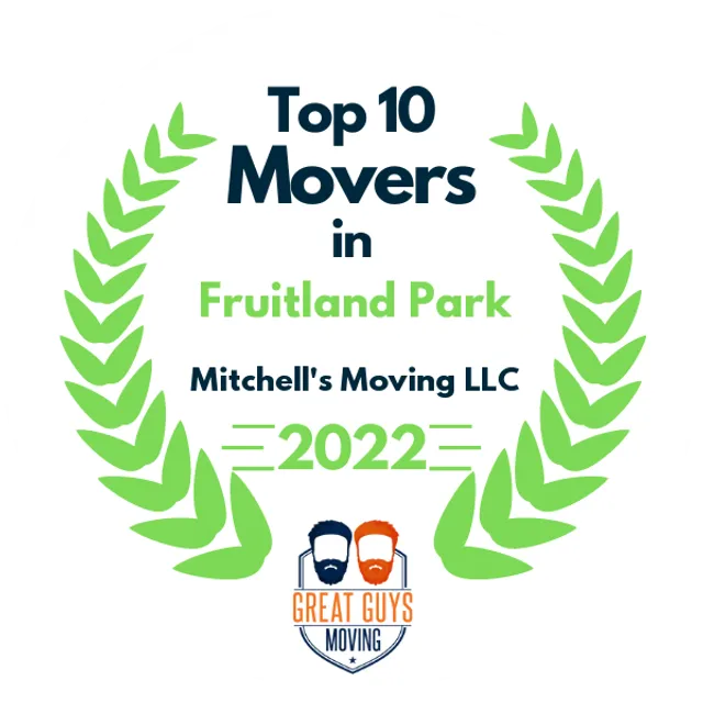 Top 10 Movers in Lakeland, FL 2022 award