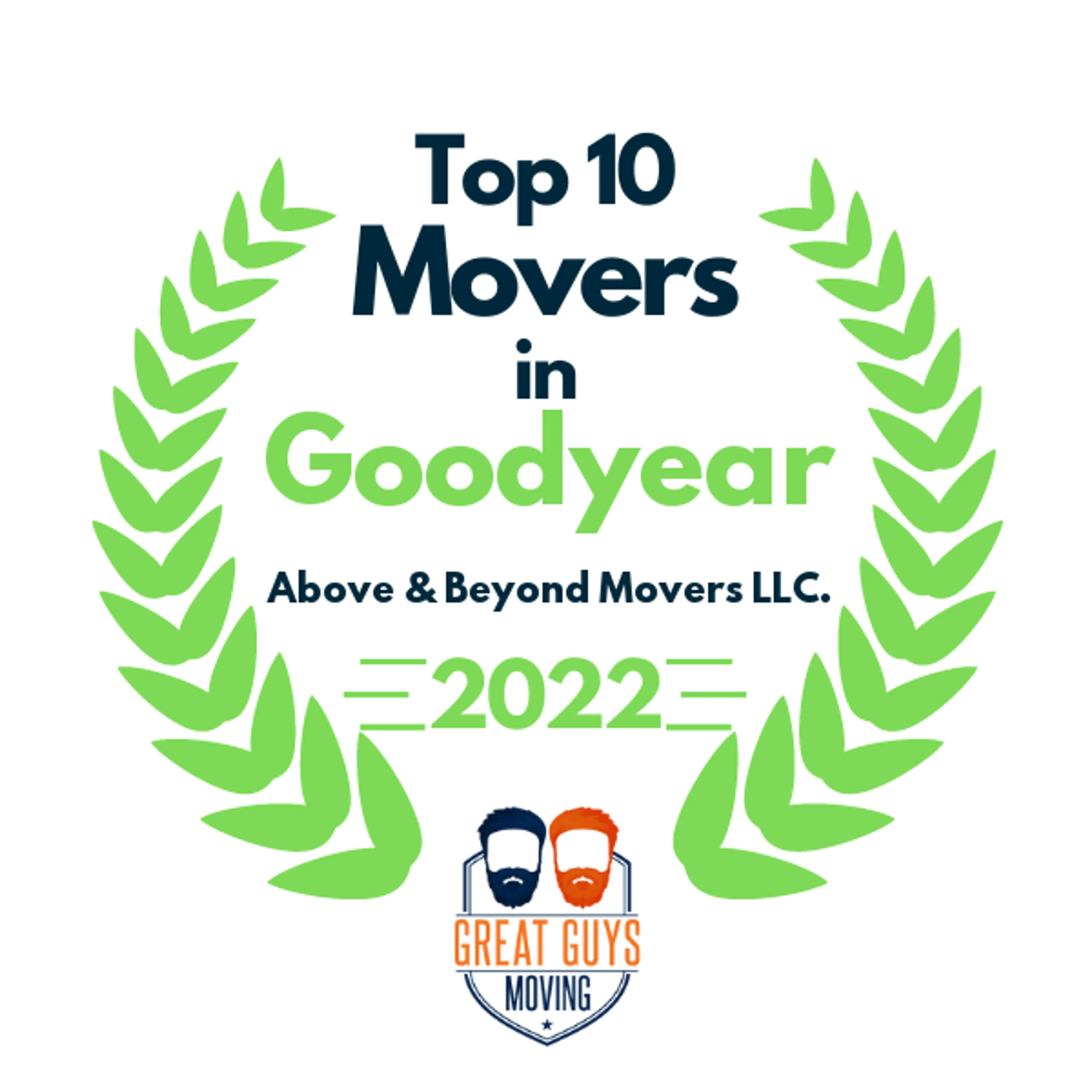 Top 10 Movers in Mesa, AZ 2022 award