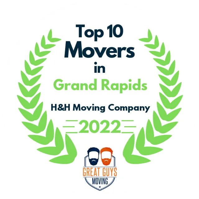 Top 10 Movers in Grand Rapids, MI 2022 award