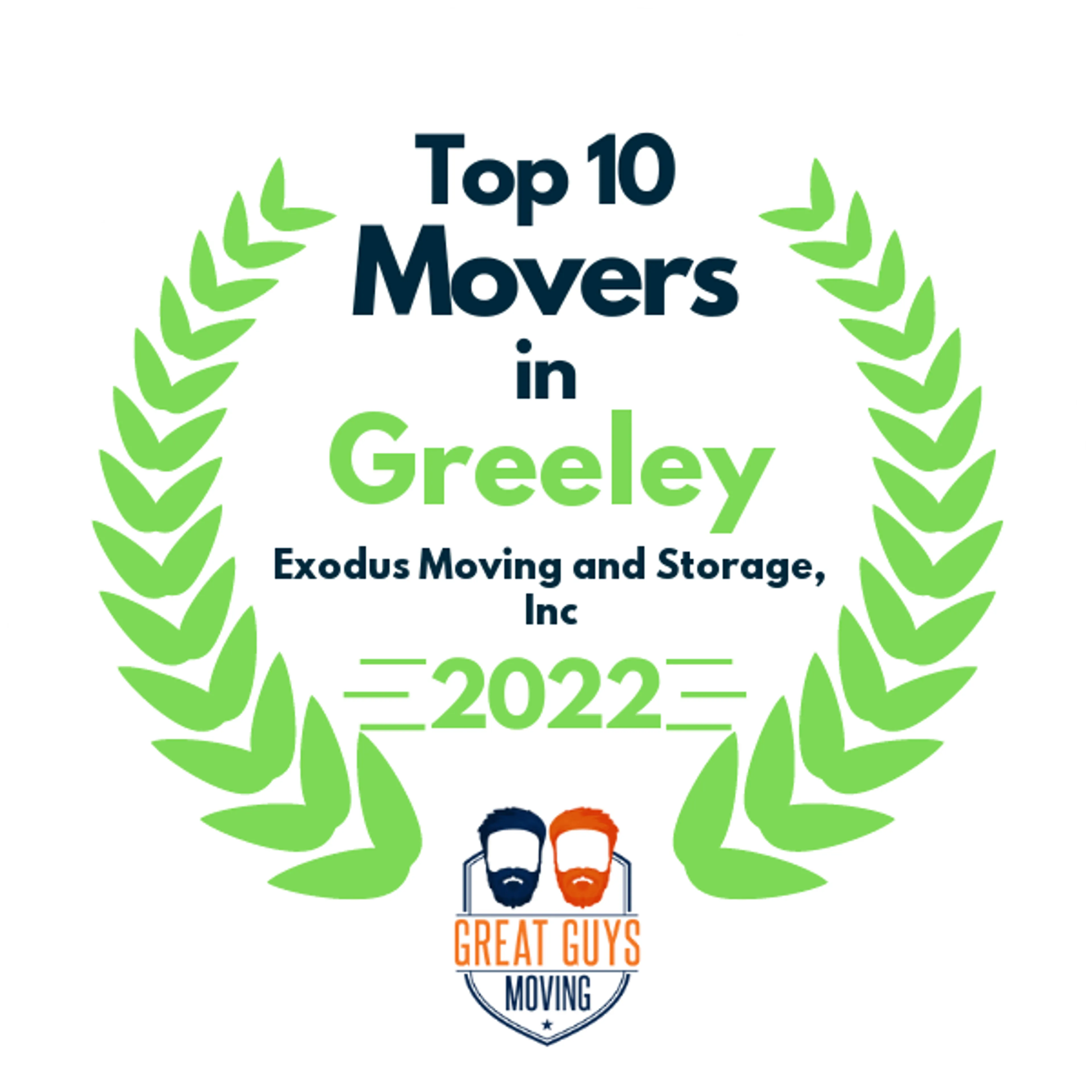 Top 10 Movers in Fort Collins, CO 2022 award