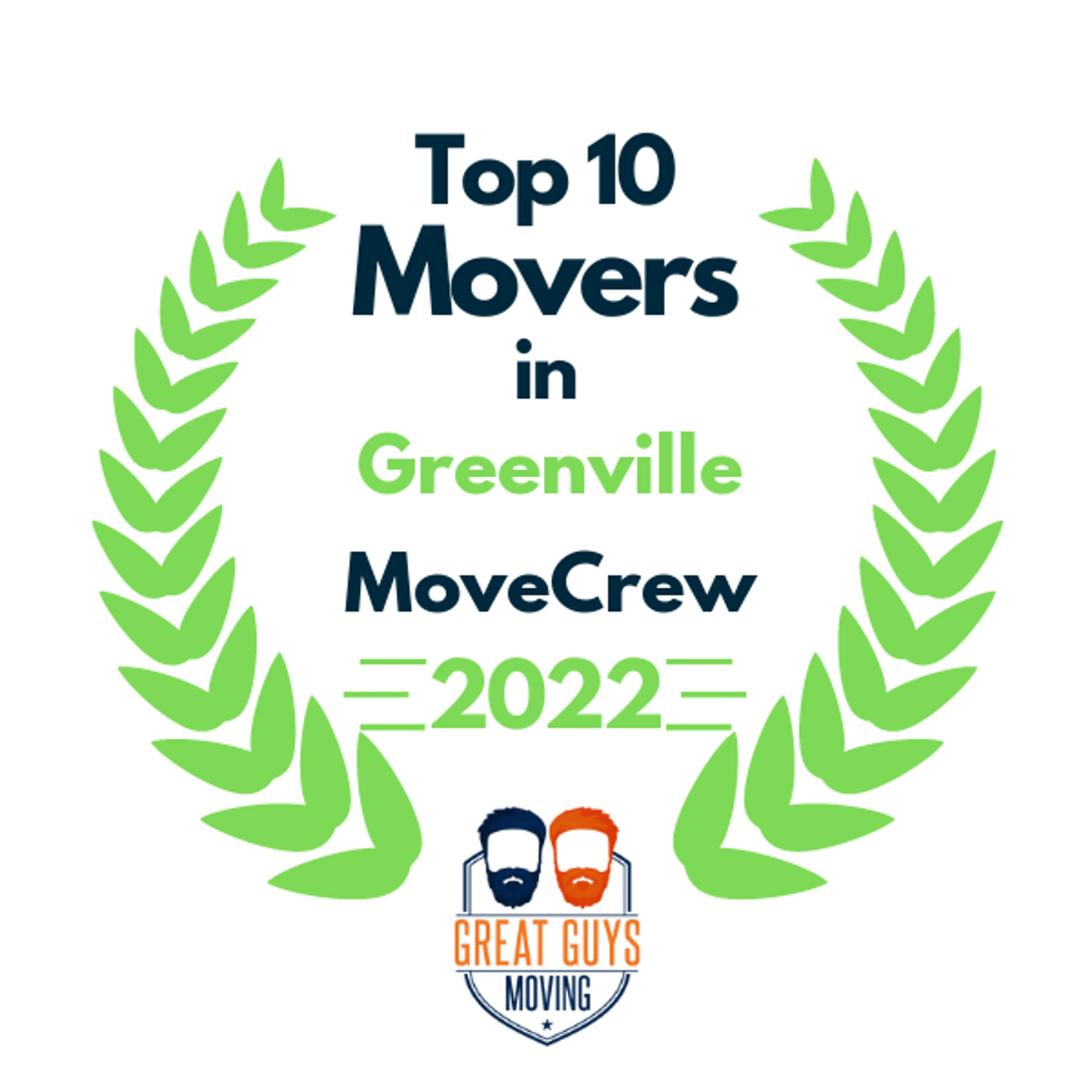 Top 10 Movers in Charleston, SC 2022 award
