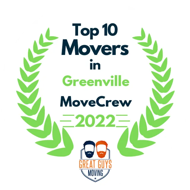 Top 10 Movers in Charleston, SC 2022 award