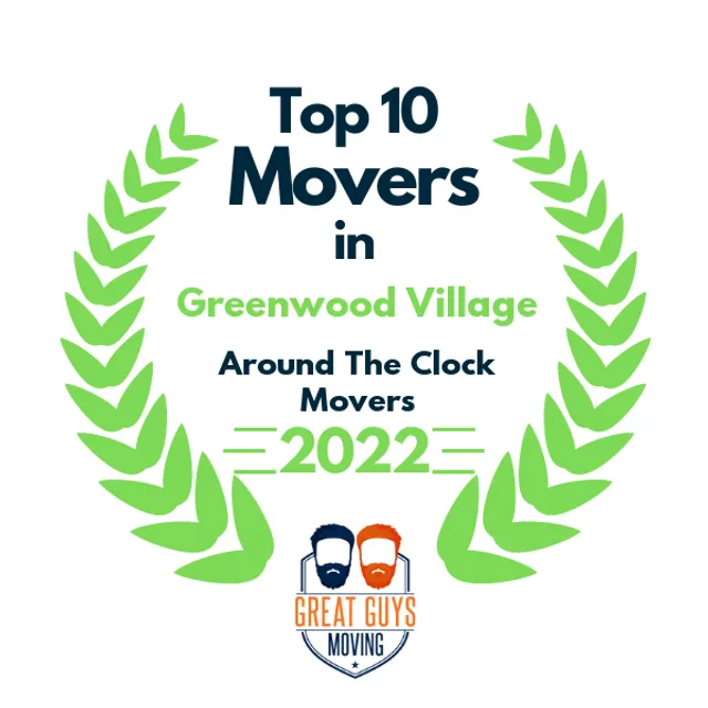 Top 10 Movers in Denver, CO 2022 award