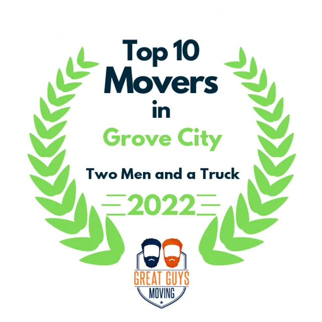 Top 10 Movers in Dublin, OH 2022 award