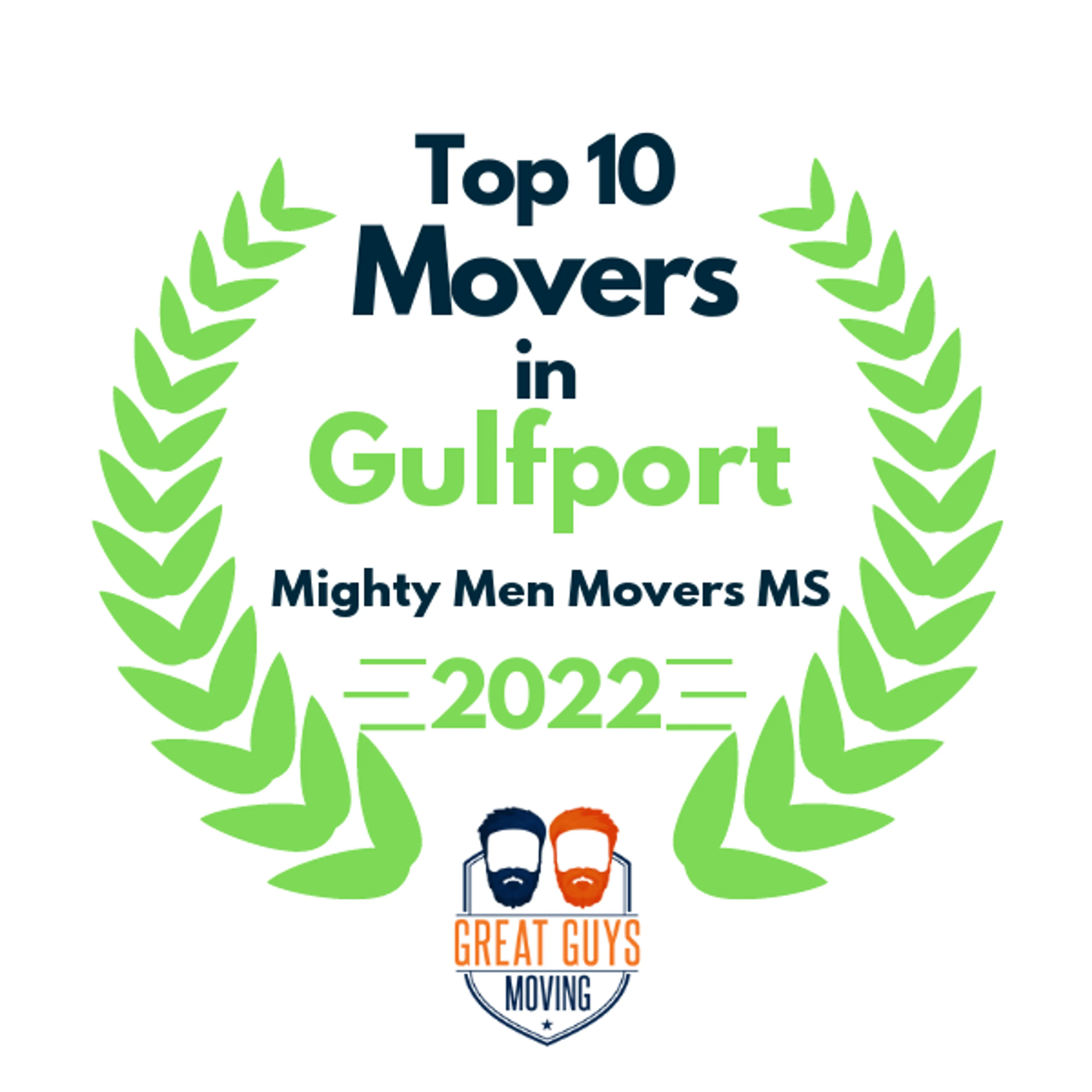 Top 10 Movers in Gulfport, MS 2022 award