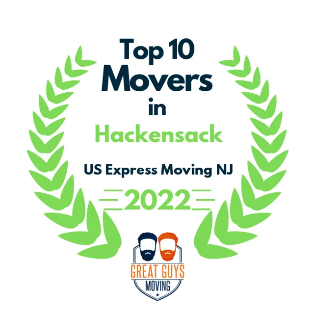 Top 10 Movers in West New York, NJ 2022 award