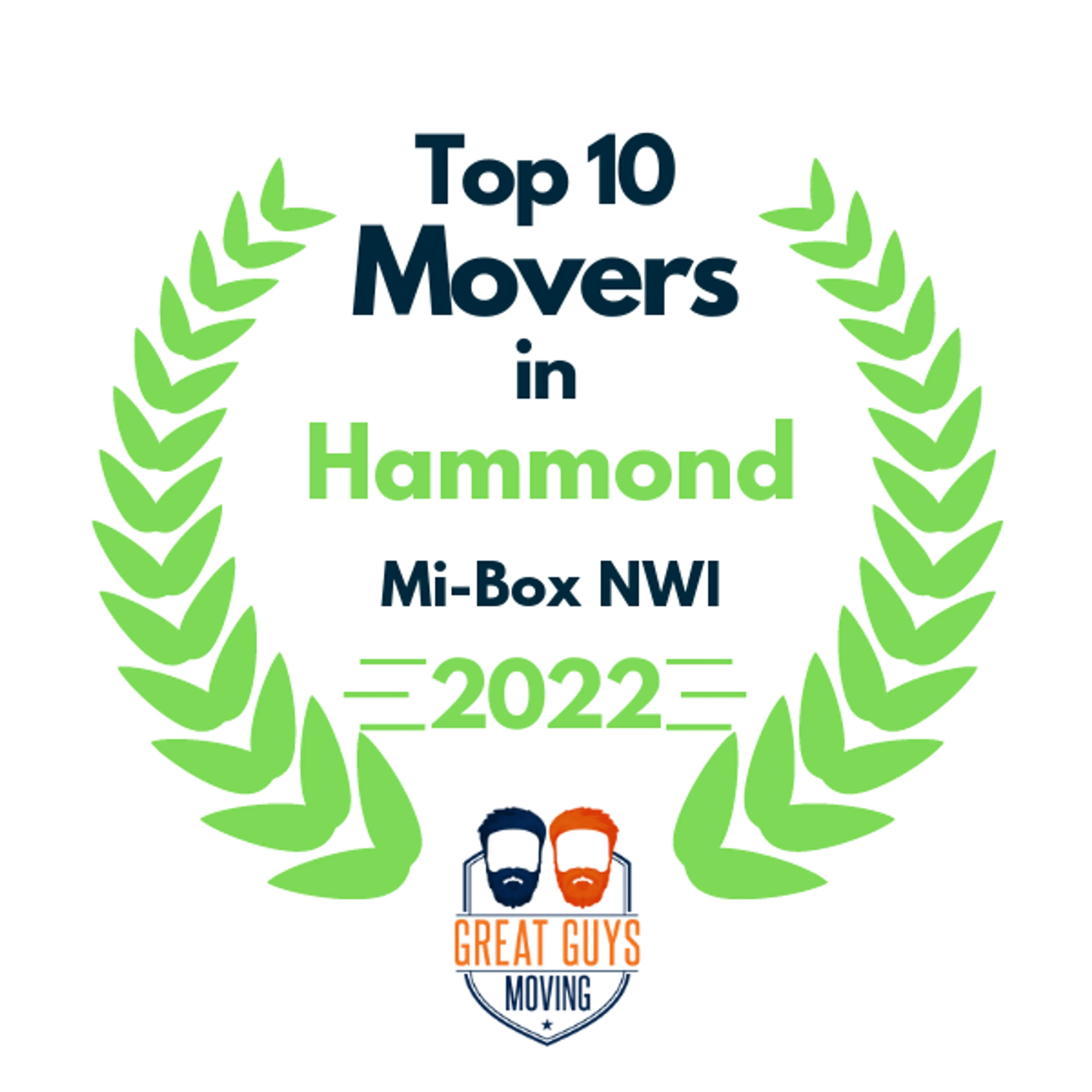 Top 10 Movers in Hammond, IN 2022 award