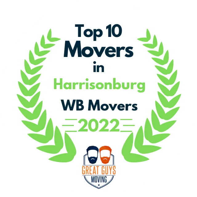 Top 10 Movers in Lynchburg, VA 2022 award