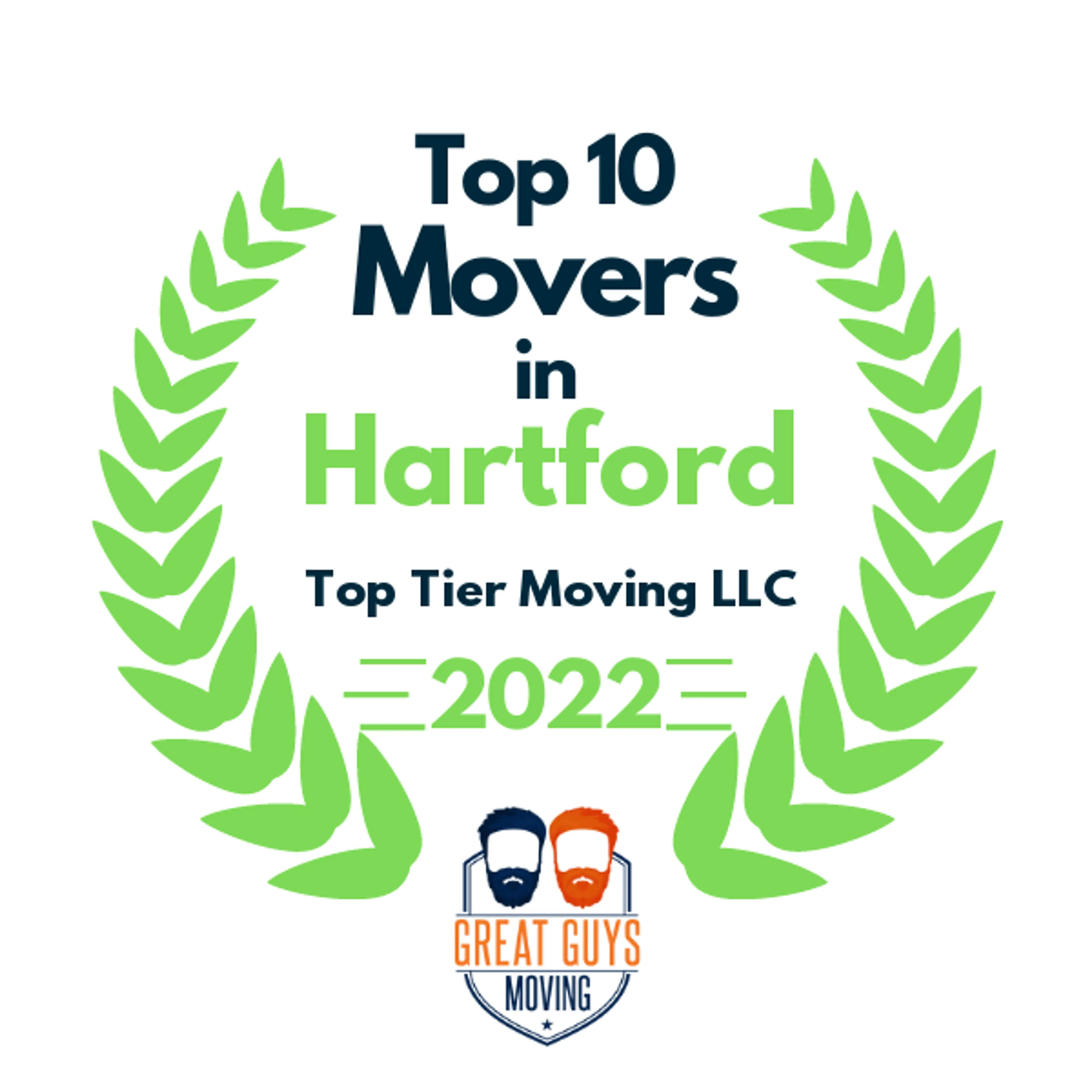 Top 10 Movers in Hartford, CT 2022 award