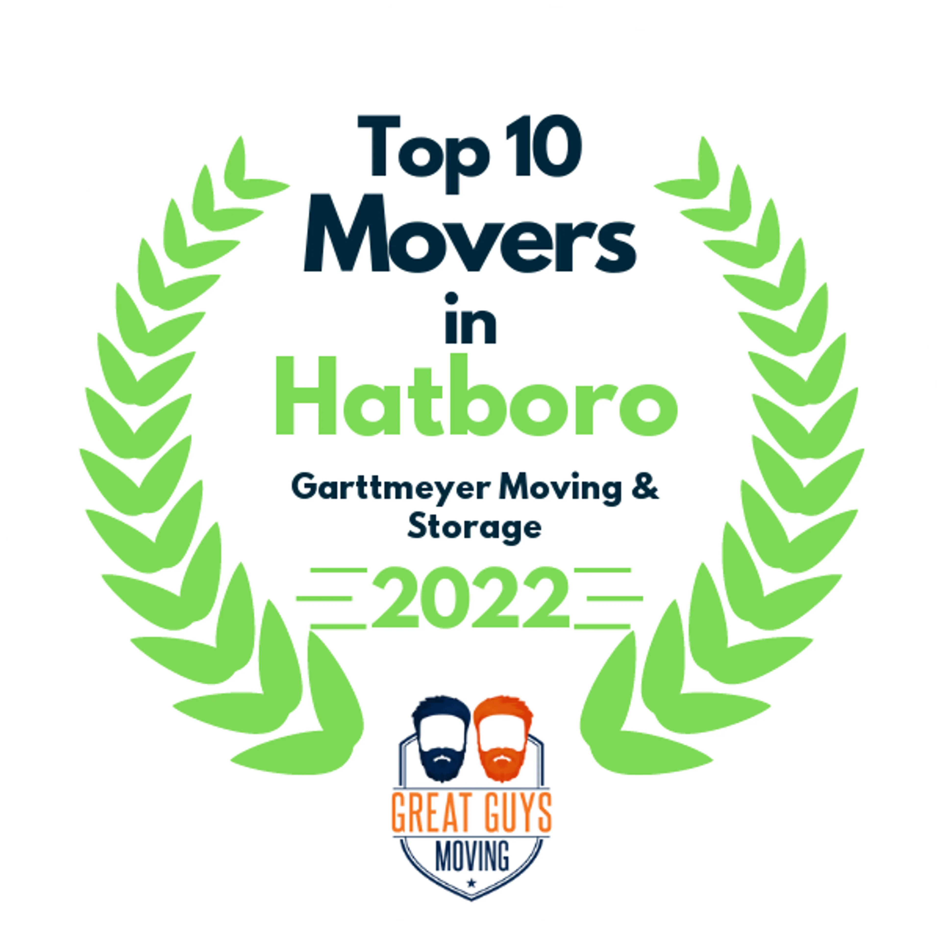 Top 10 Movers in Emmaus, PA 2022 award