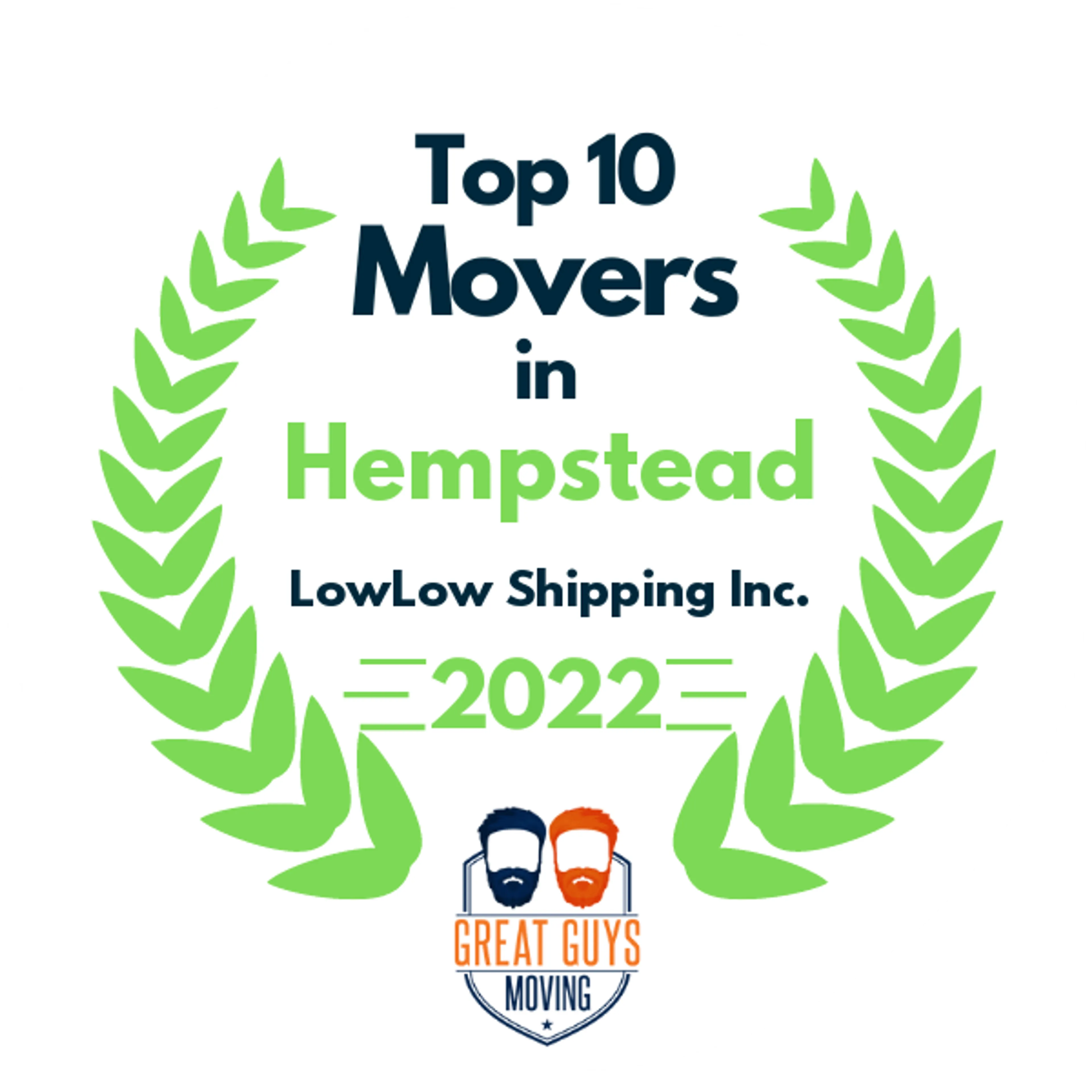 Top 10 Movers in Hempstead, NY 2022 award