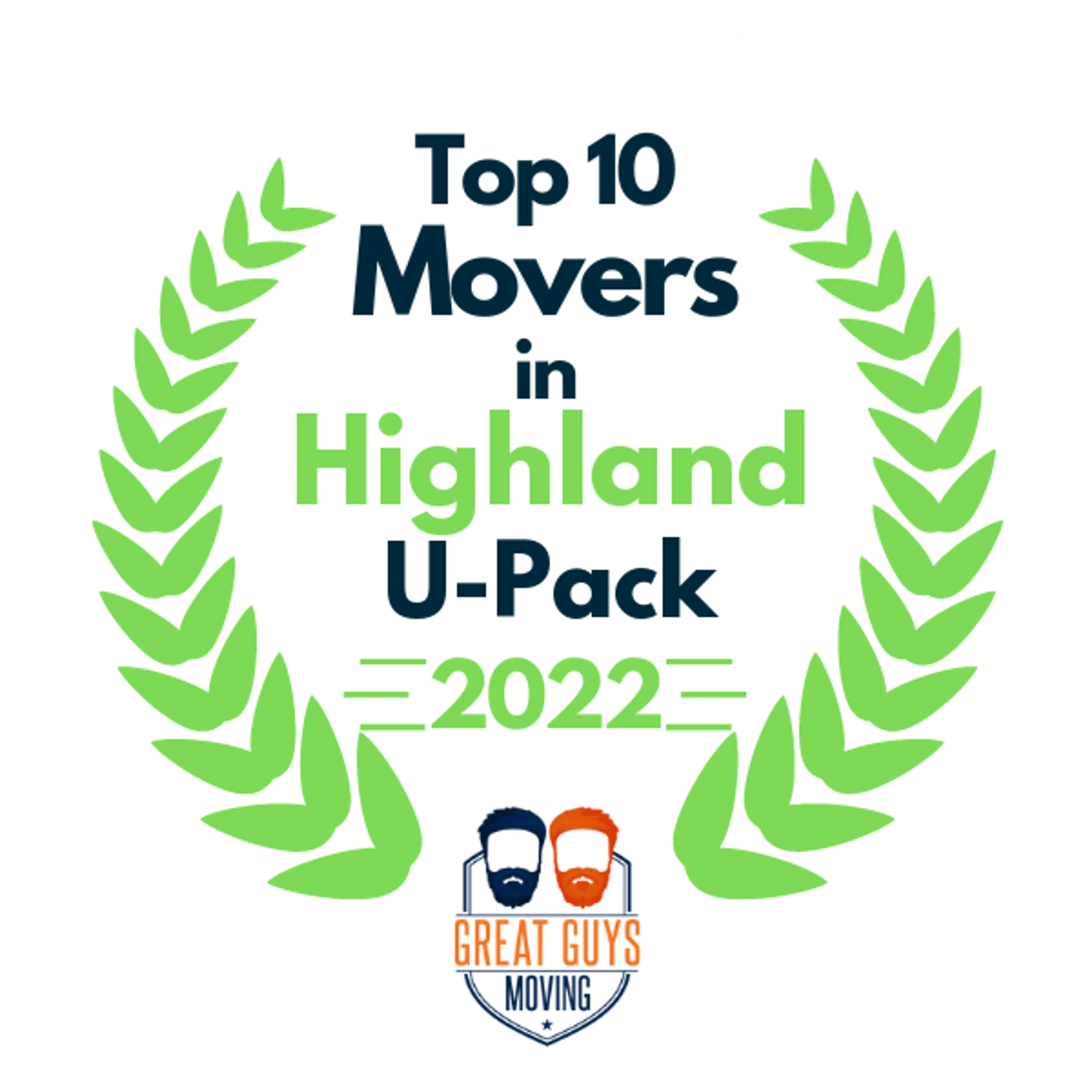 Top 10 Movers in Tinley Park, IL 2022 award