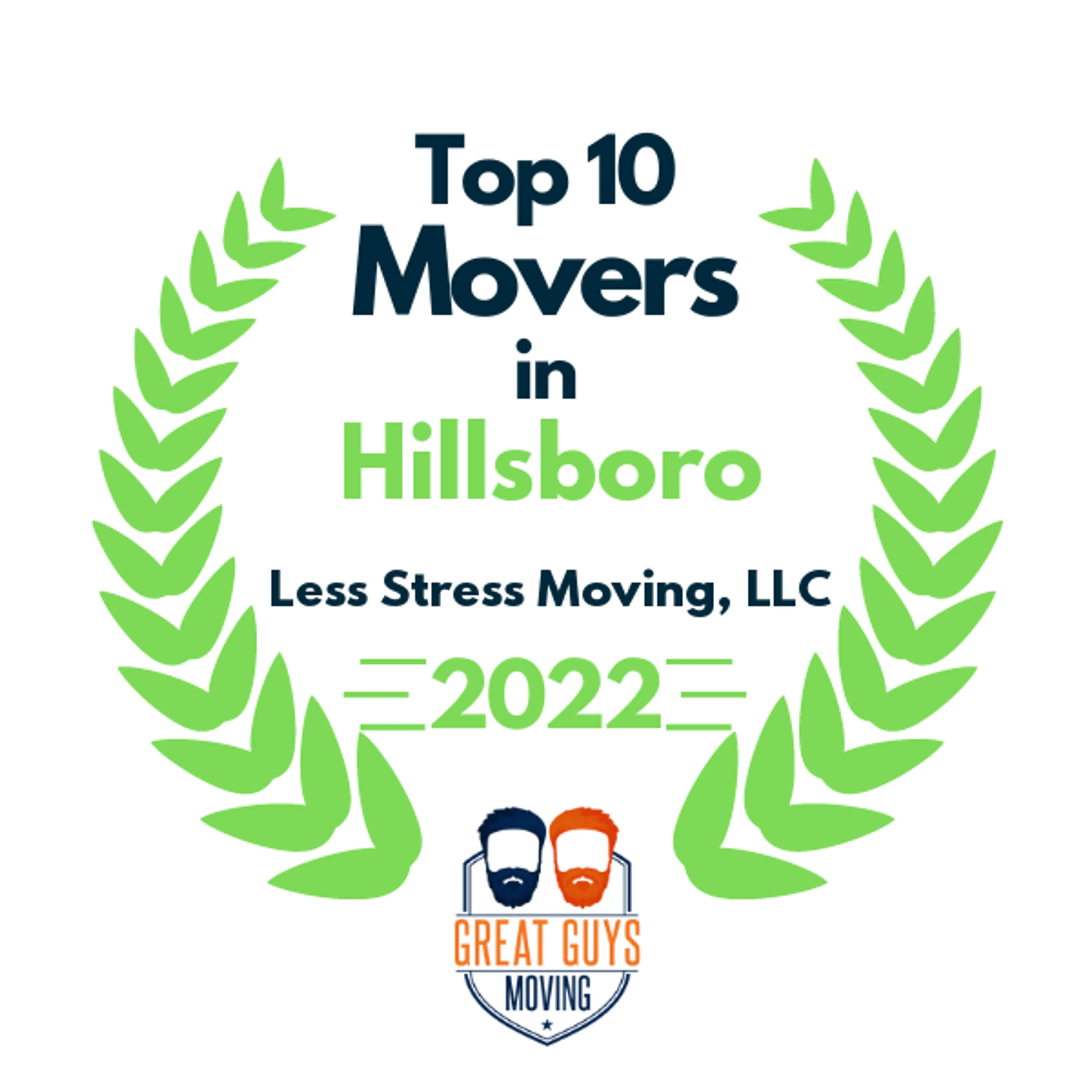 Top 10 Movers in Portland, OR 2022 award