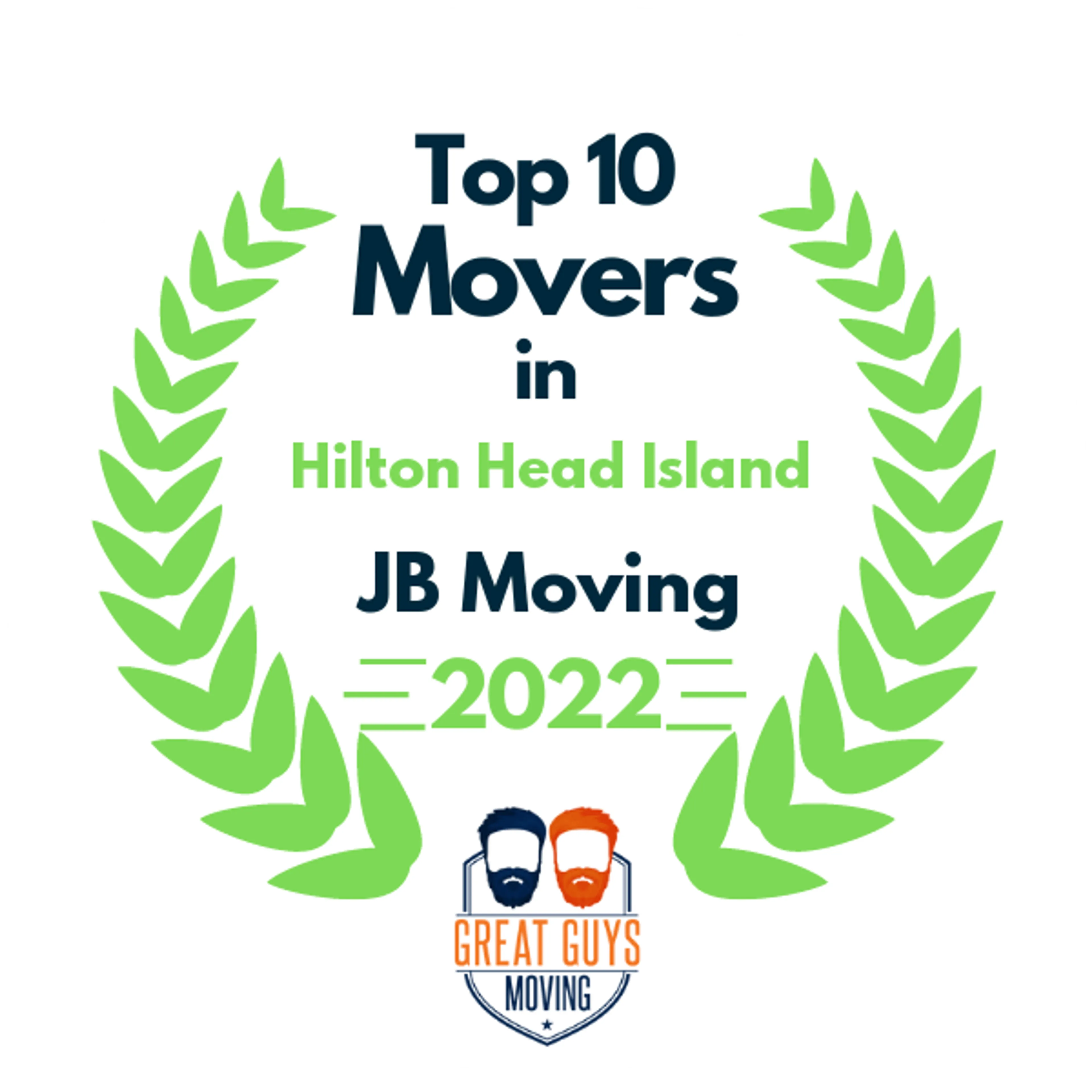 Top 10 Movers in Mount Pleasant, SC 2022 award
