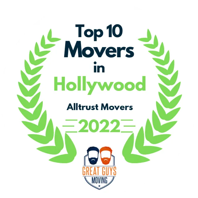 Top 10 Movers in Miami, FL 2022 award