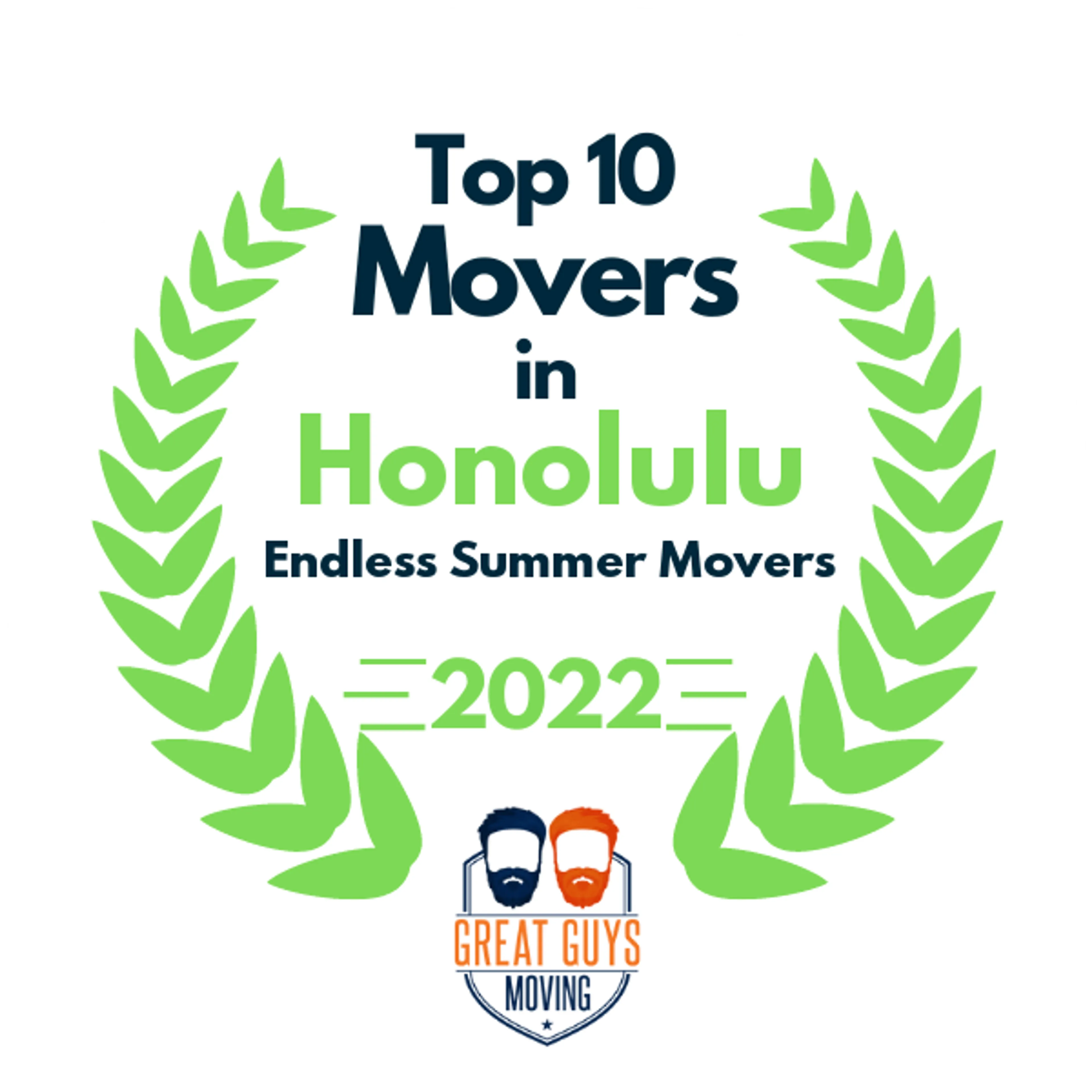 Top 10 Movers in Honolulu, HI 2022 award