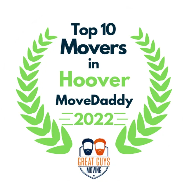 Top 10 Movers in Birmingham, AL 2022 award