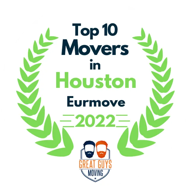 Top 10 Movers in Houston, TX 2022 award