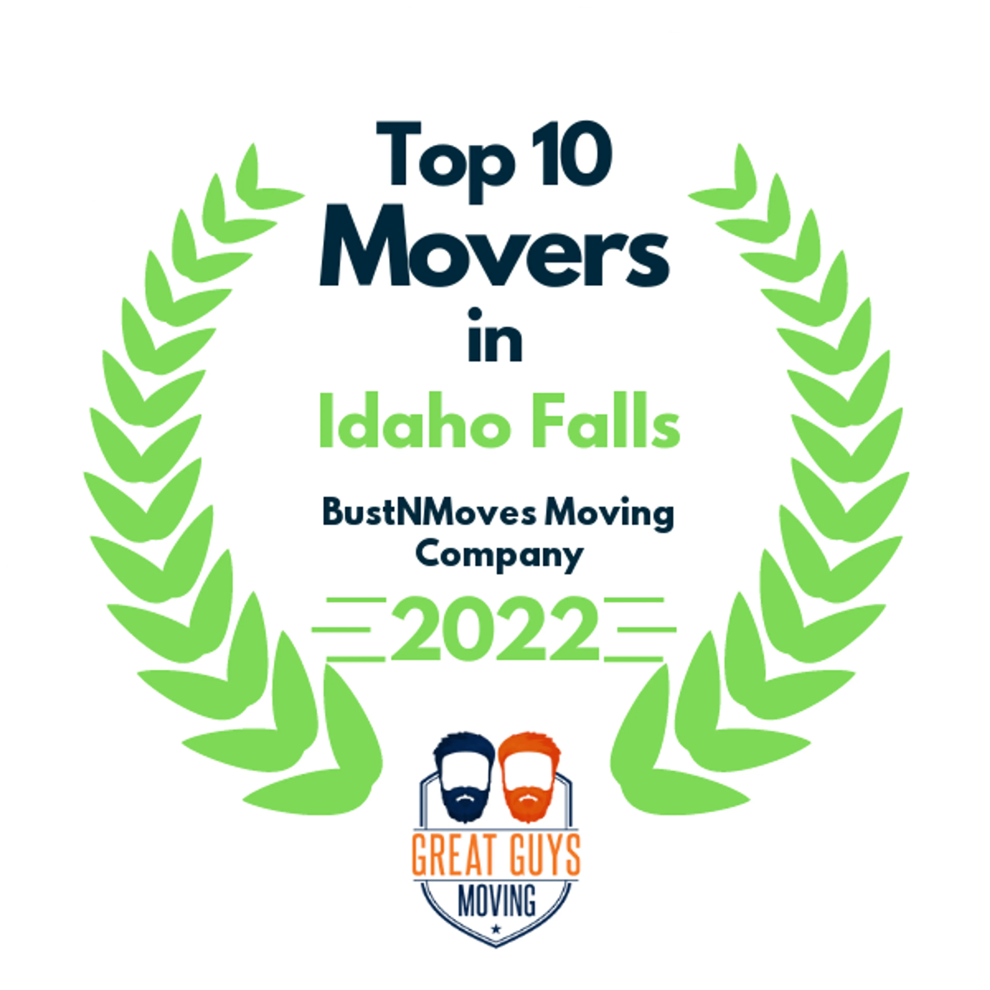 Top 10 Movers in Caldwell, ID 2022 award